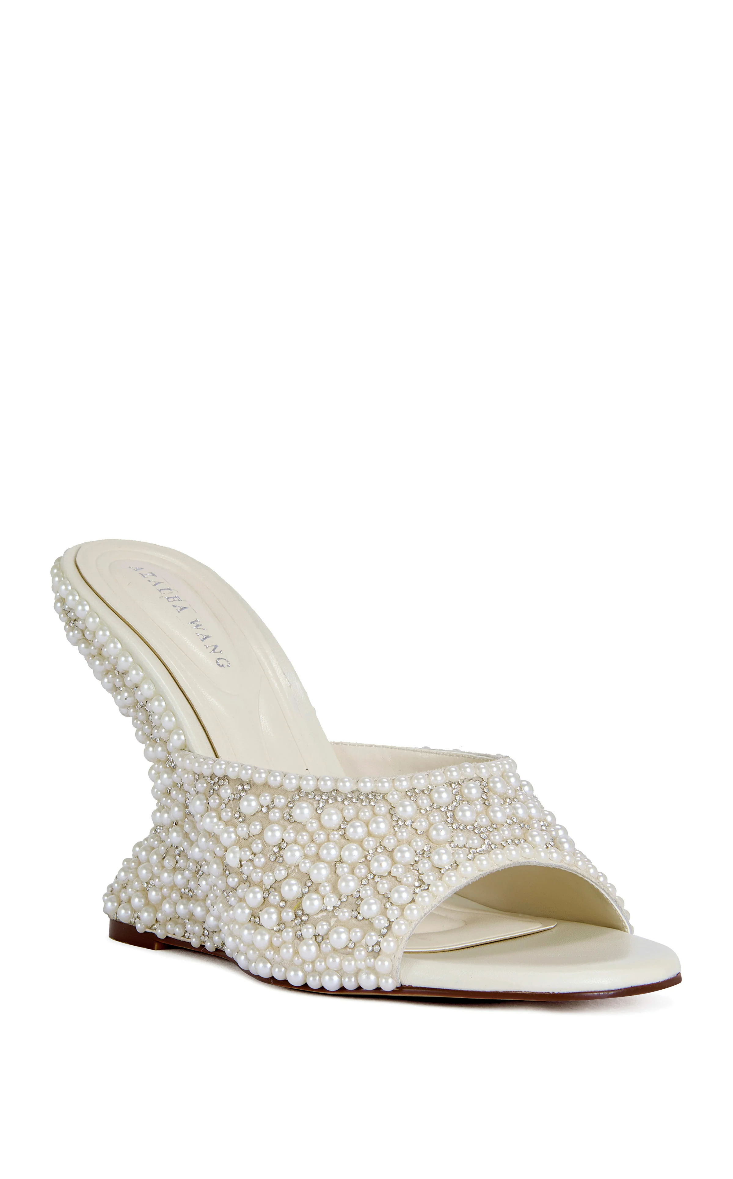 AARALYN-IVORY PEARL WEDGE SANDAL - Image 3