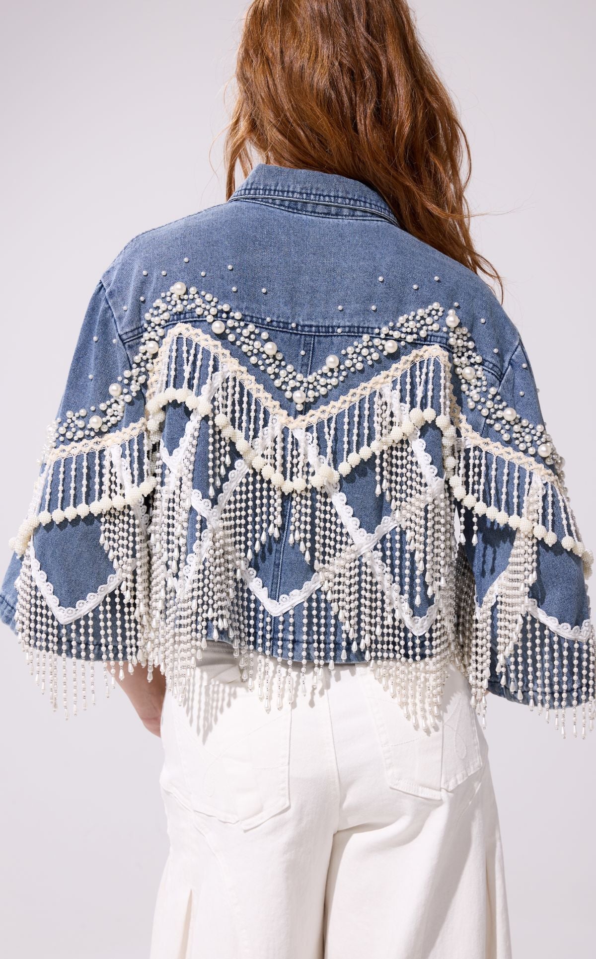 ADELYNNE-DENIM PEARL JACKET - Image 4