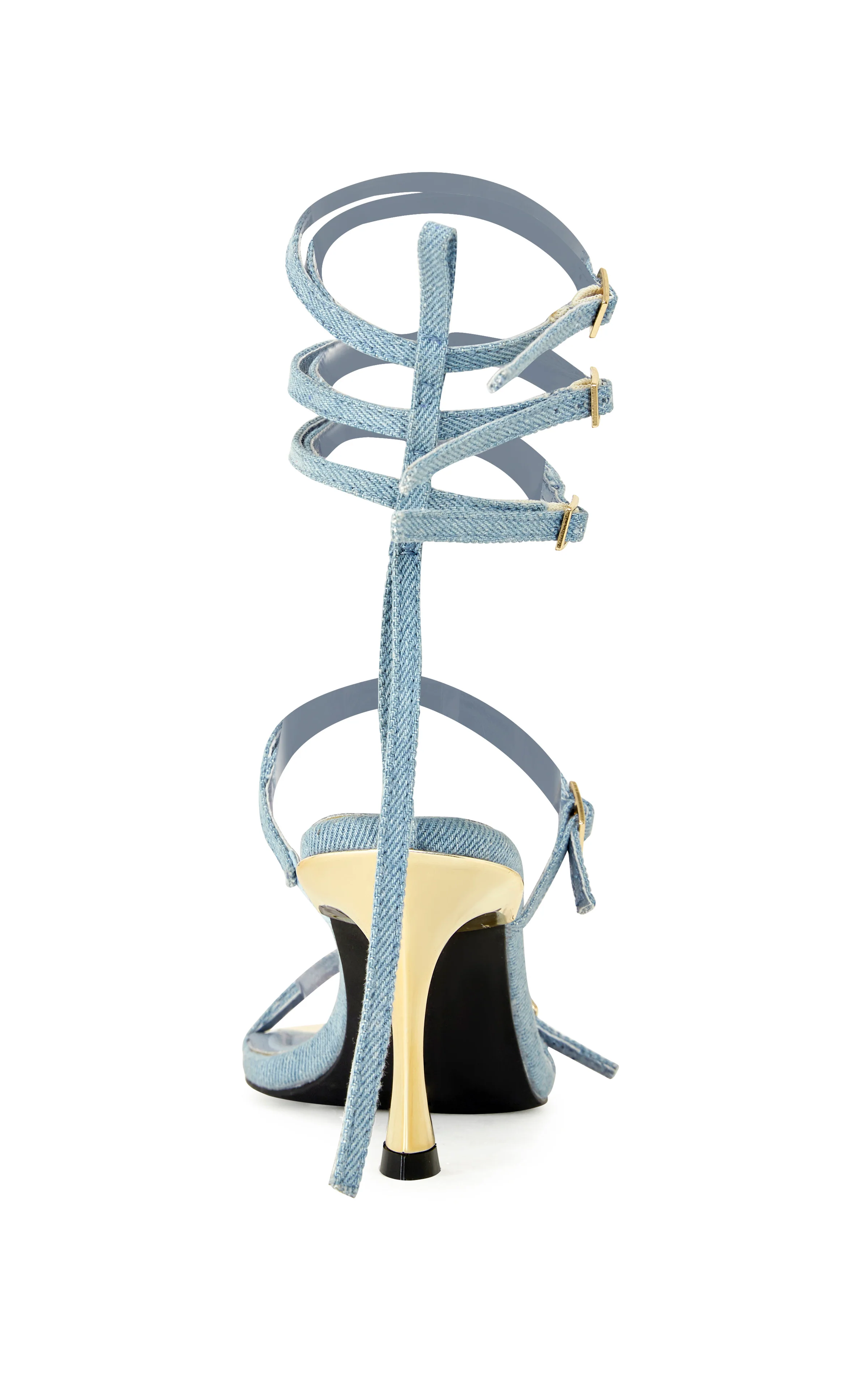 ADOMAS-DENIM STILETTO SANDAL - Image 3