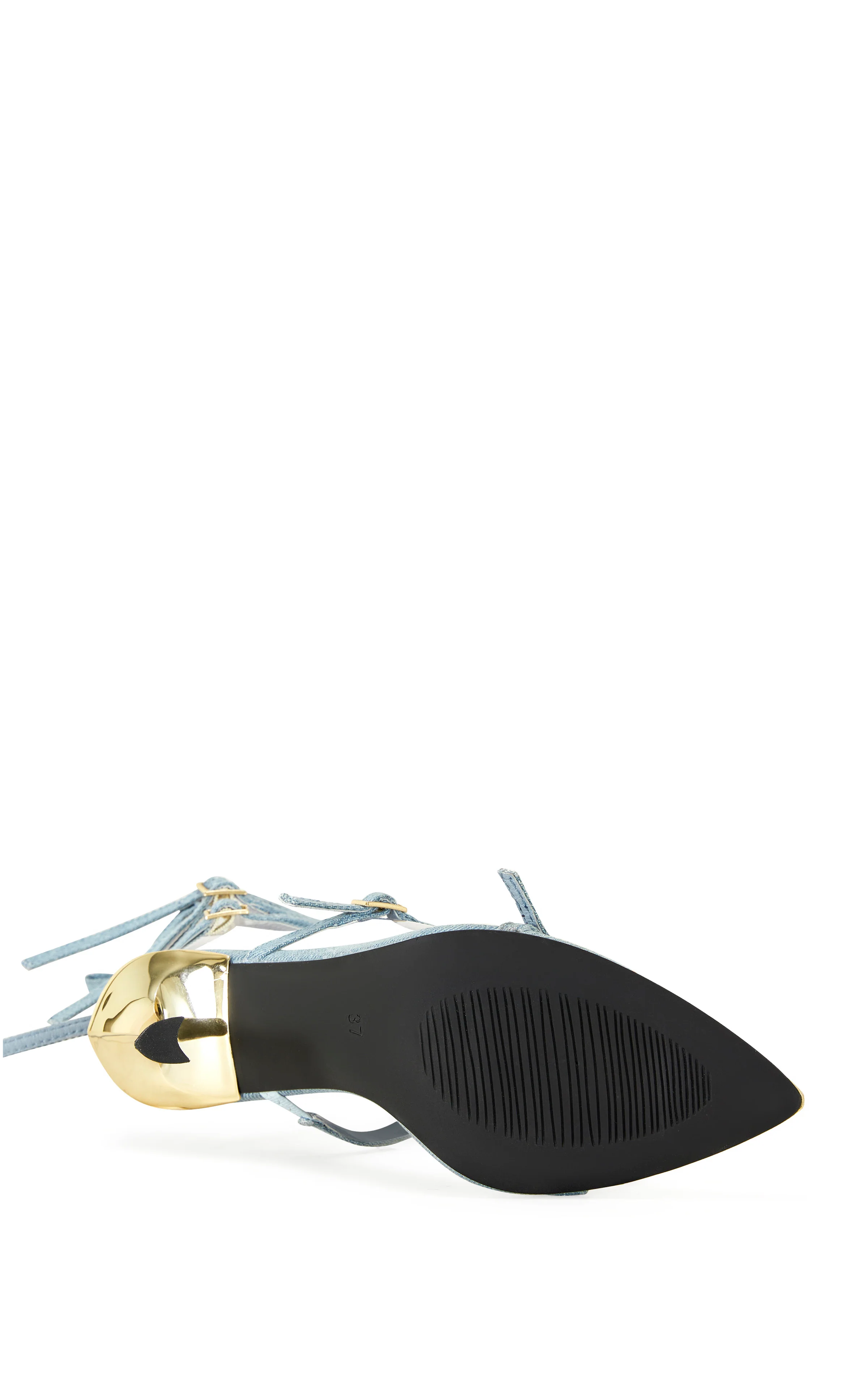 ADOMAS-DENIM STILETTO SANDAL - Image 5