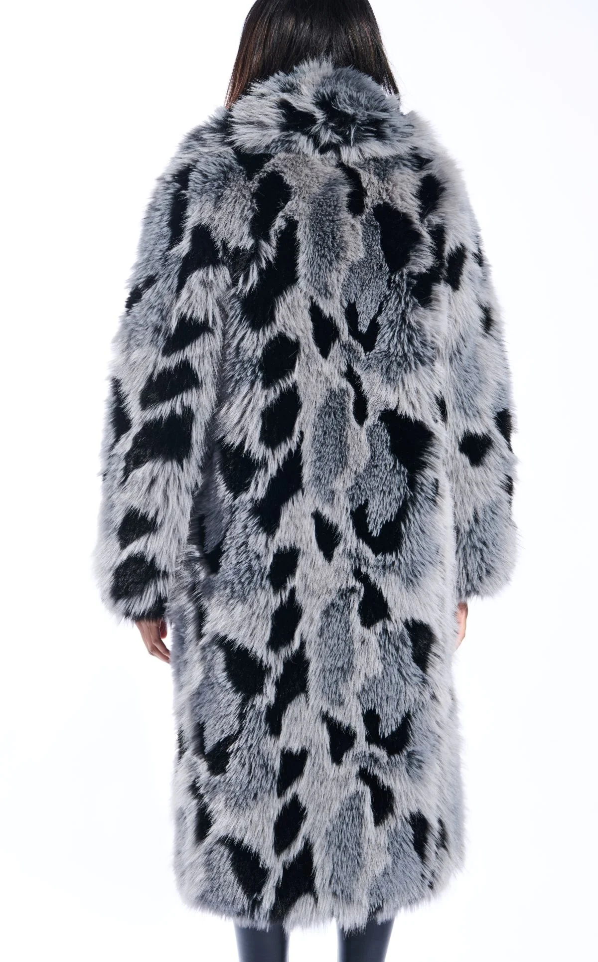 ADRIA-GREYMULTI FAUX FUR COAT - Image 4