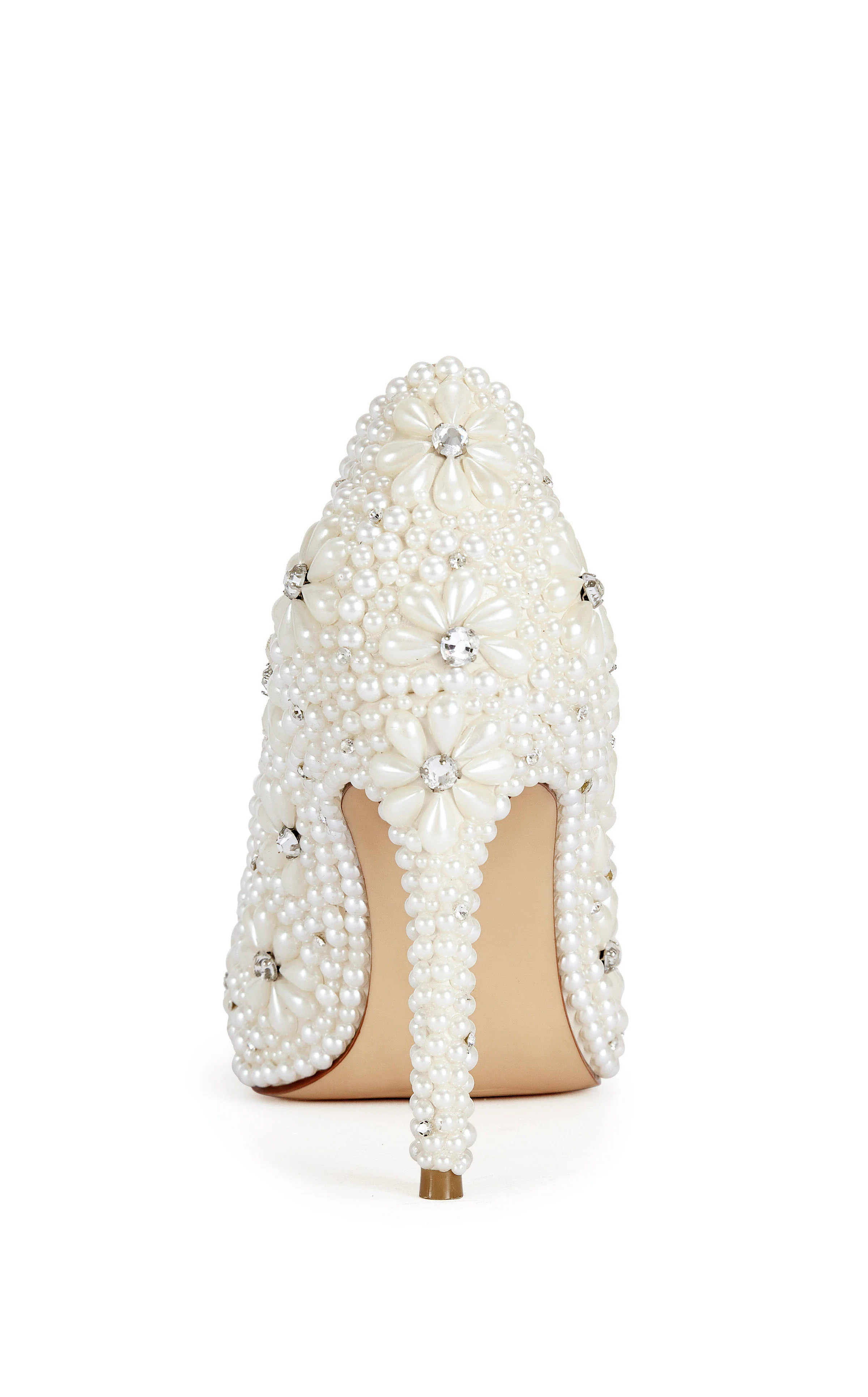 ADRIA-IVORY PEARL STILETTO PUMP - Image 4