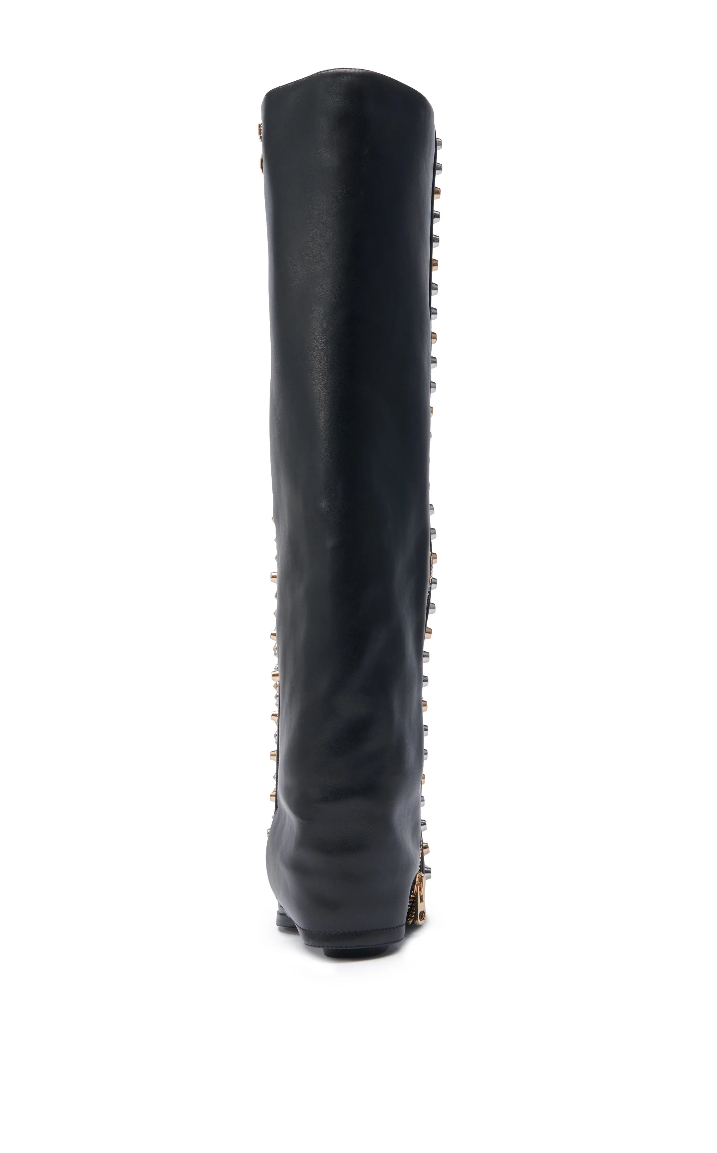 AGUSTUE-BLACK STUDDED WESTERN BOOT - Image 3