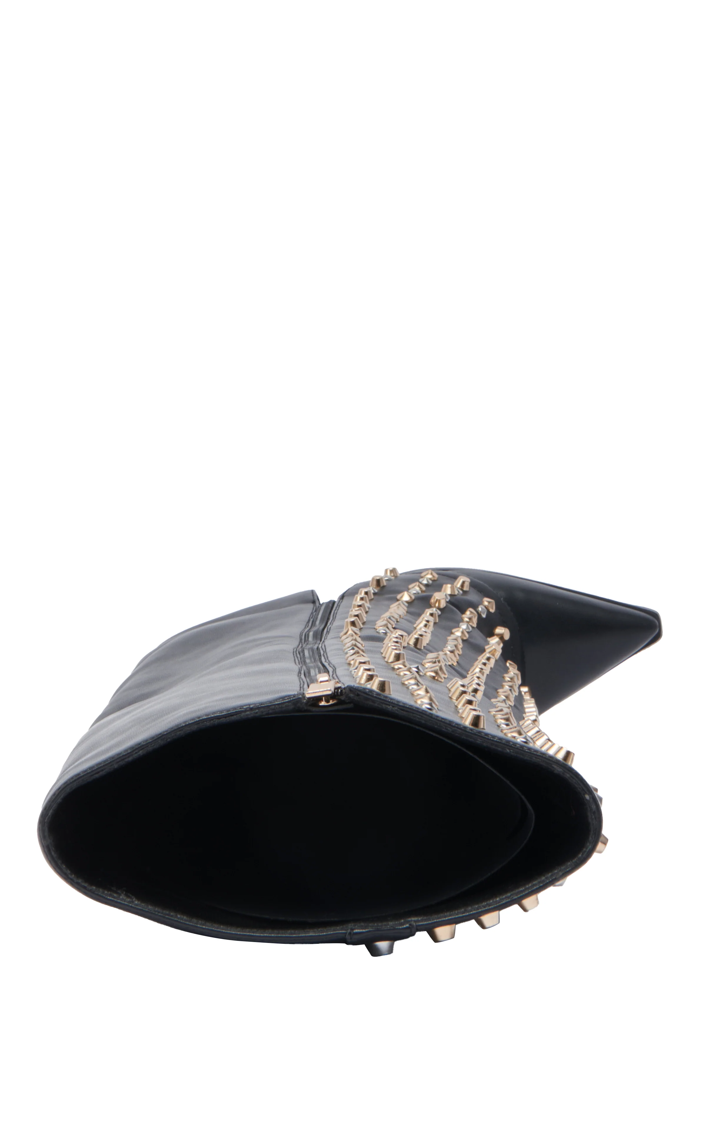 AGUSTUE-BLACK STUDDED WESTERN BOOT - Image 5