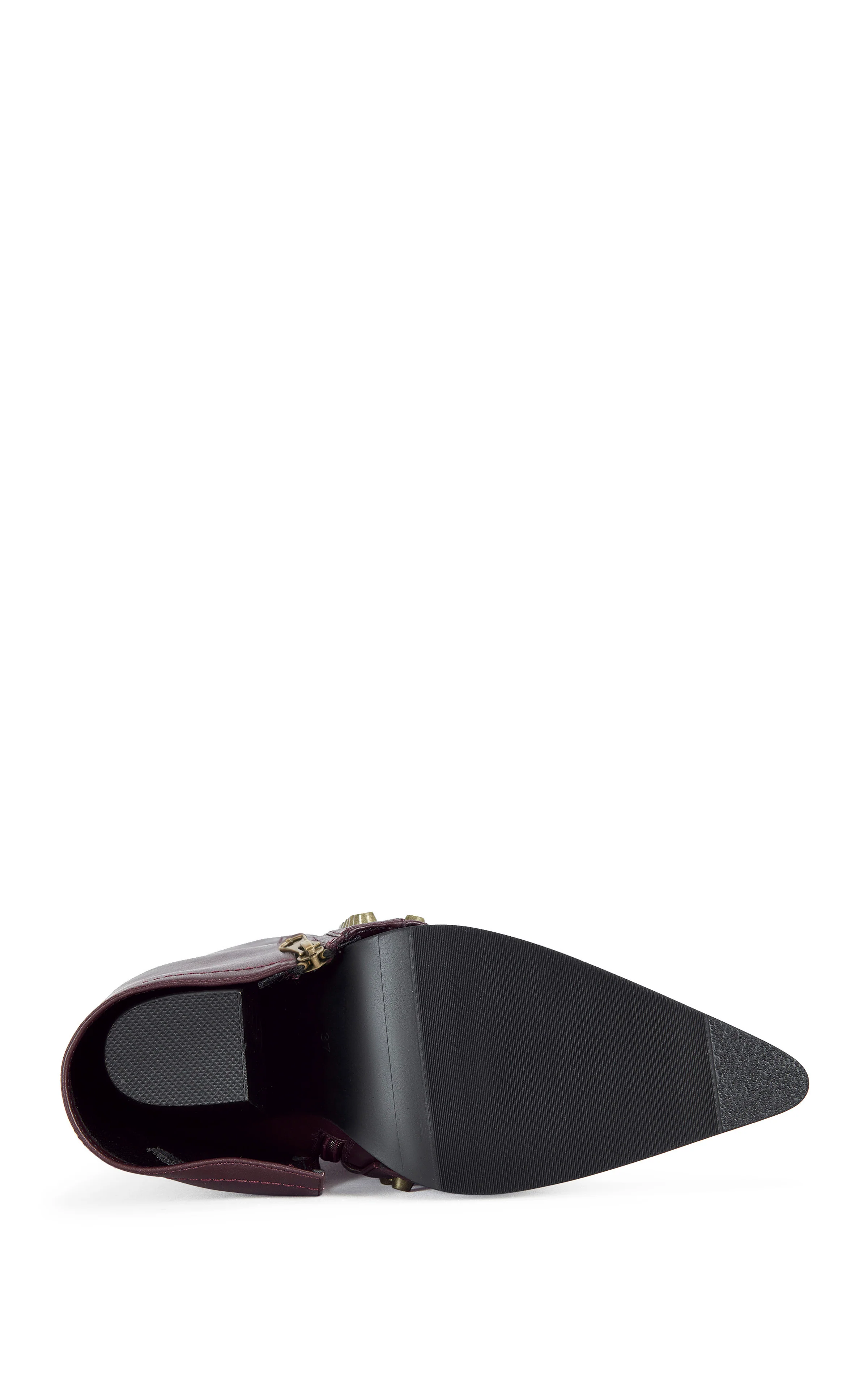 AGUSTUE-BURGUNDY STUDDED WESTERN BOOT - Image 4