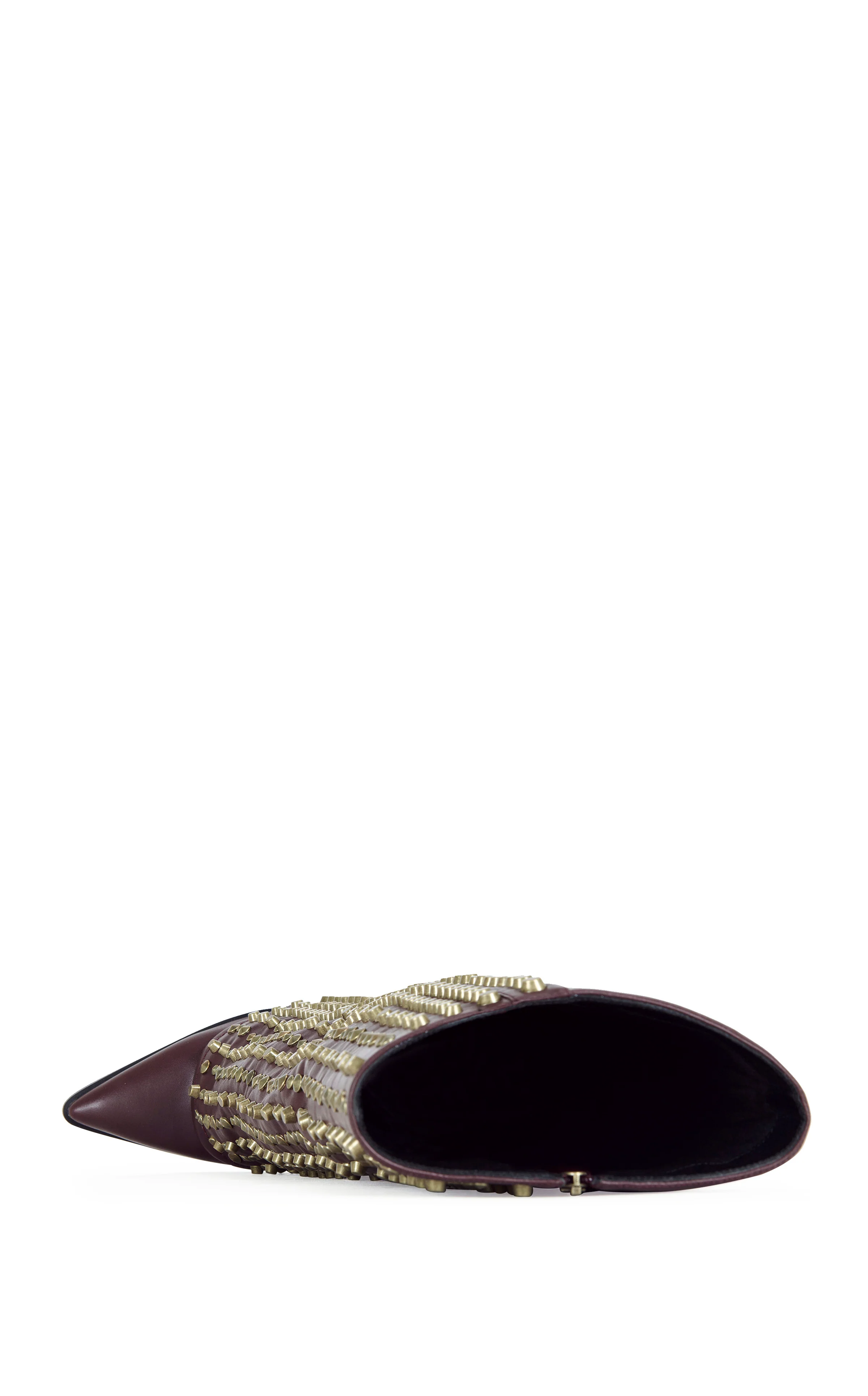 AGUSTUE-BURGUNDY STUDDED WESTERN BOOT - Image 5