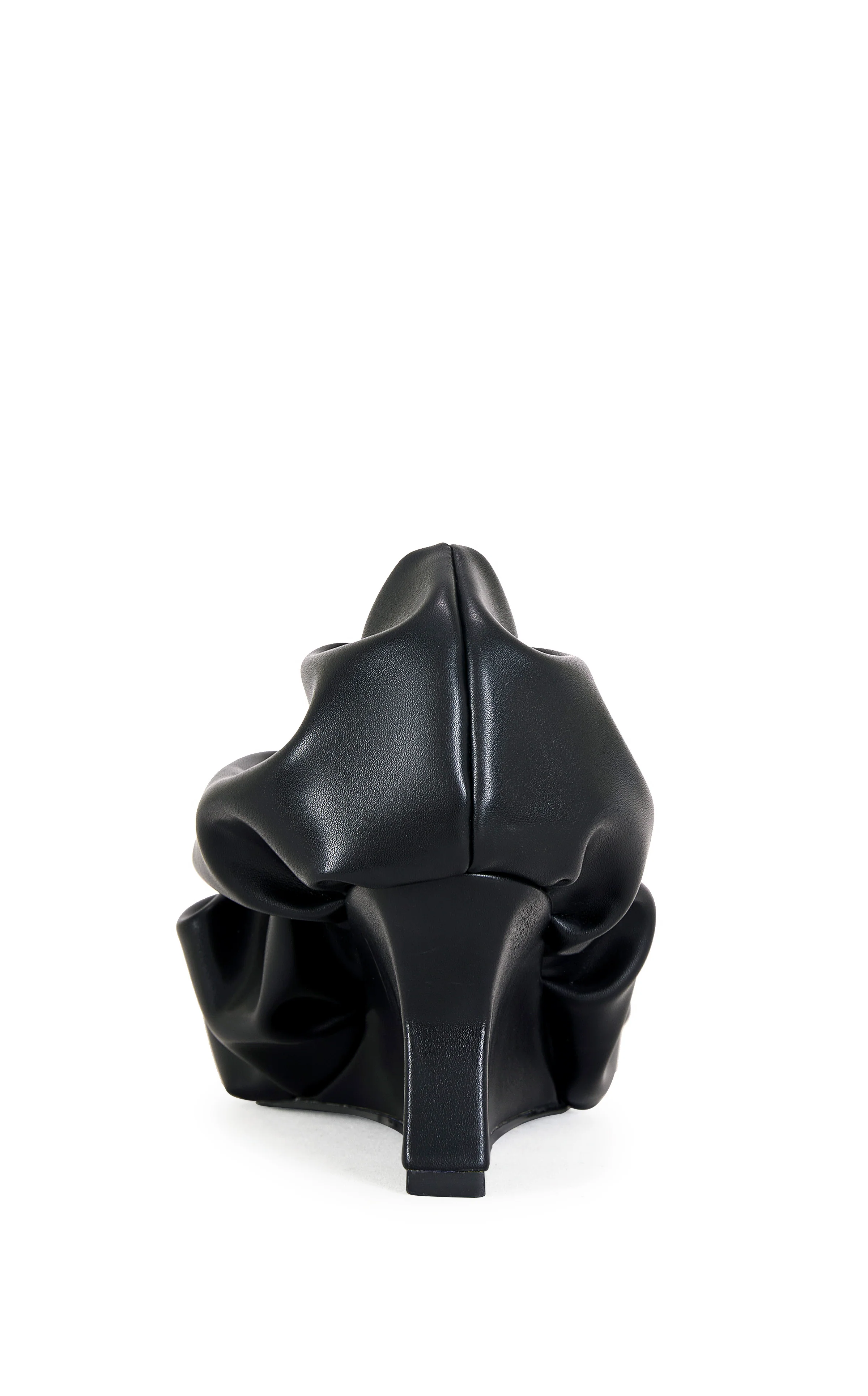 AICHA-BLACK WEDGE PUMP - Image 3
