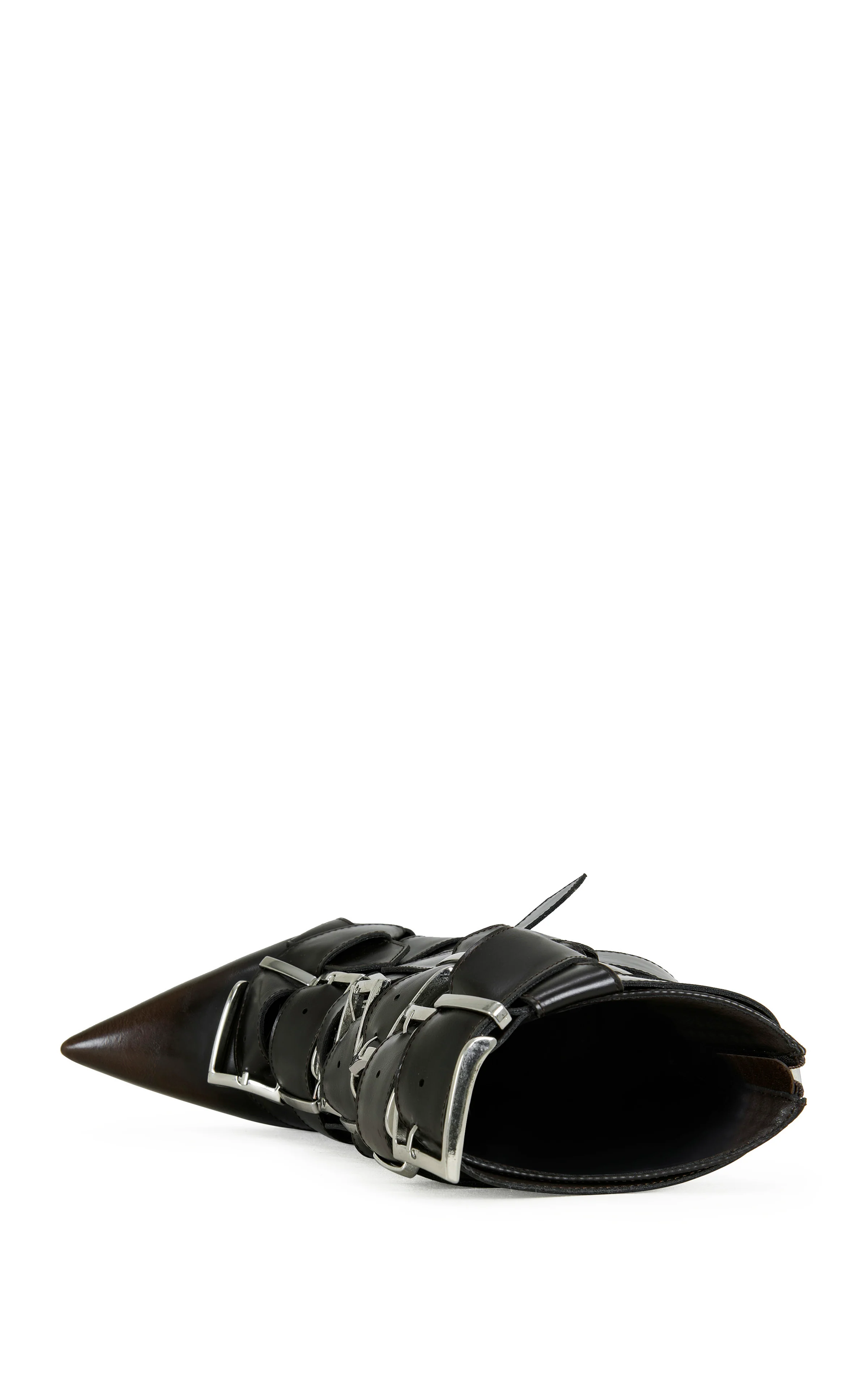 ALCETAS-CHOCOLATE STILETTO BOOTIE - Image 5