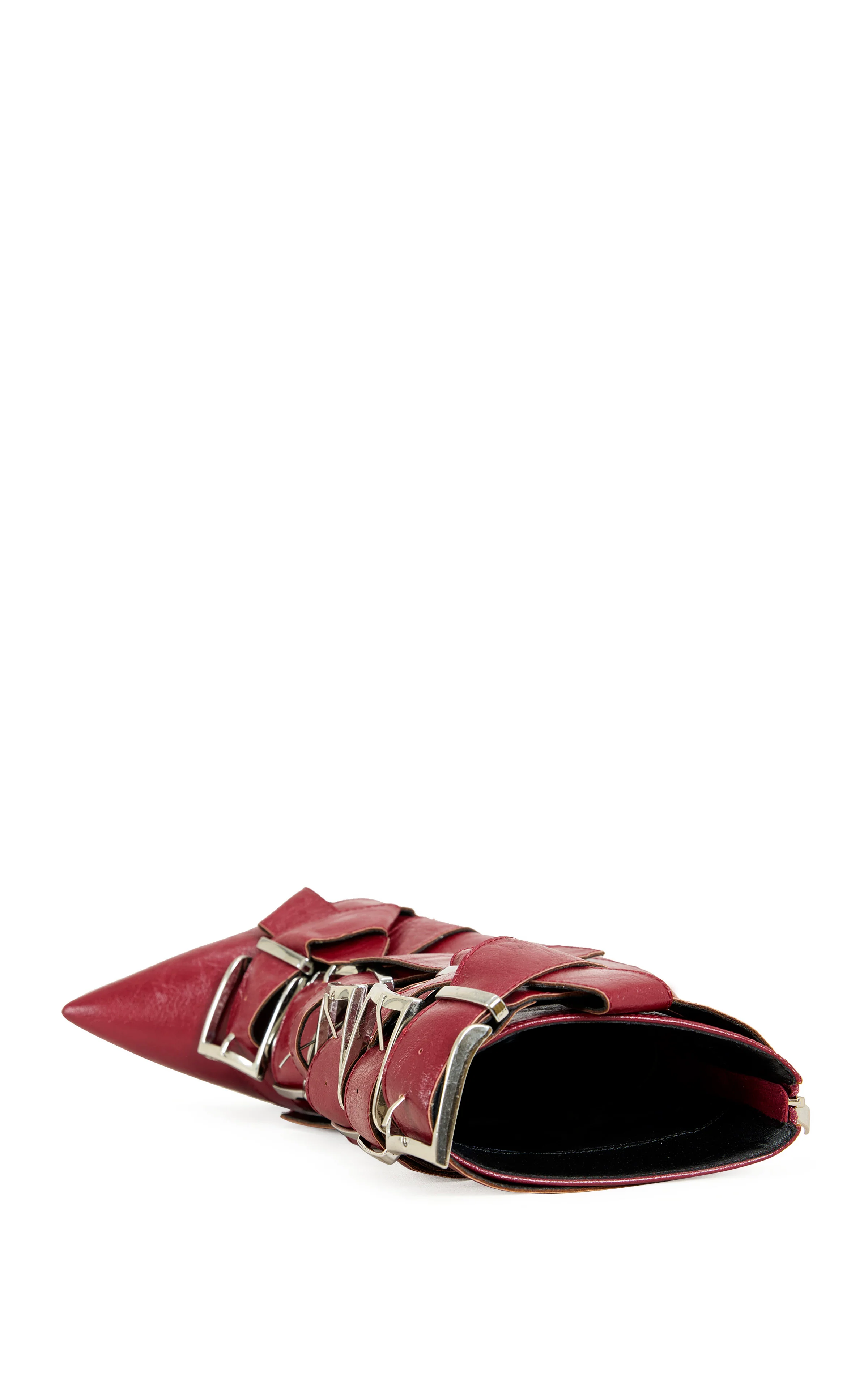 ALCETAS-RED STILETTO BOOTIE - Image 4