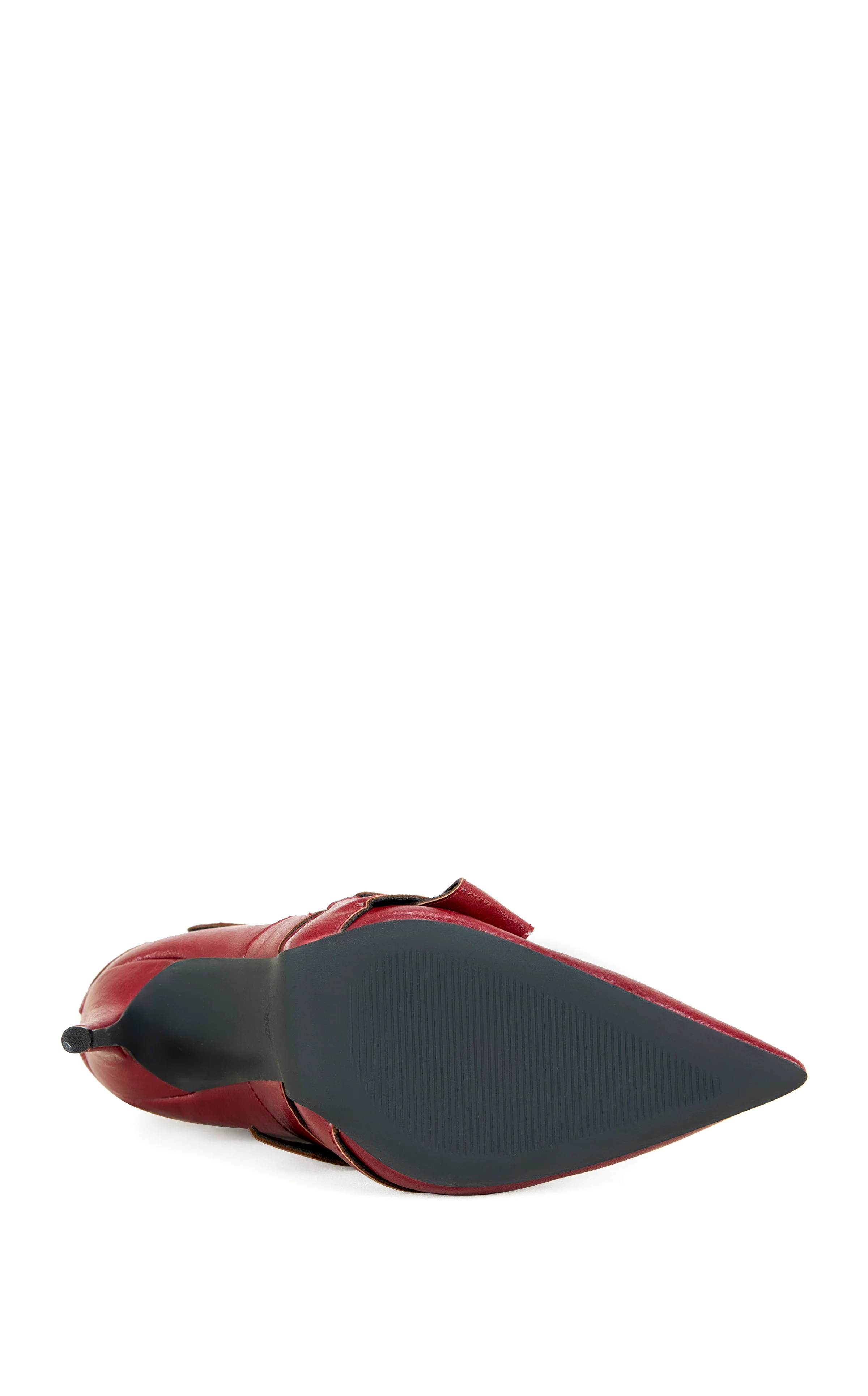 ALCETAS-RED STILETTO BOOTIE - Image 5