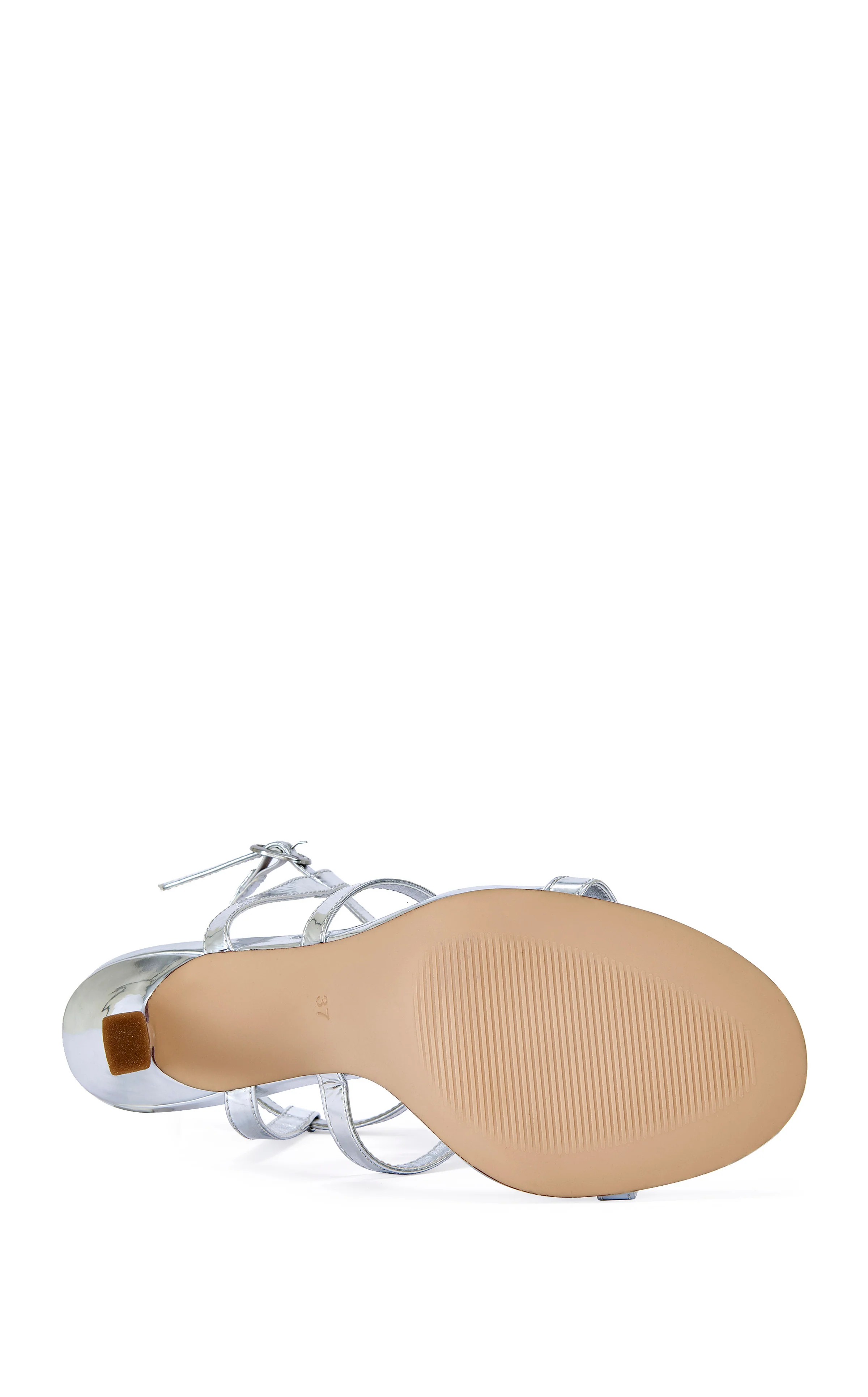 ALIZA-SILVER STILETTO SANDAL - Image 6