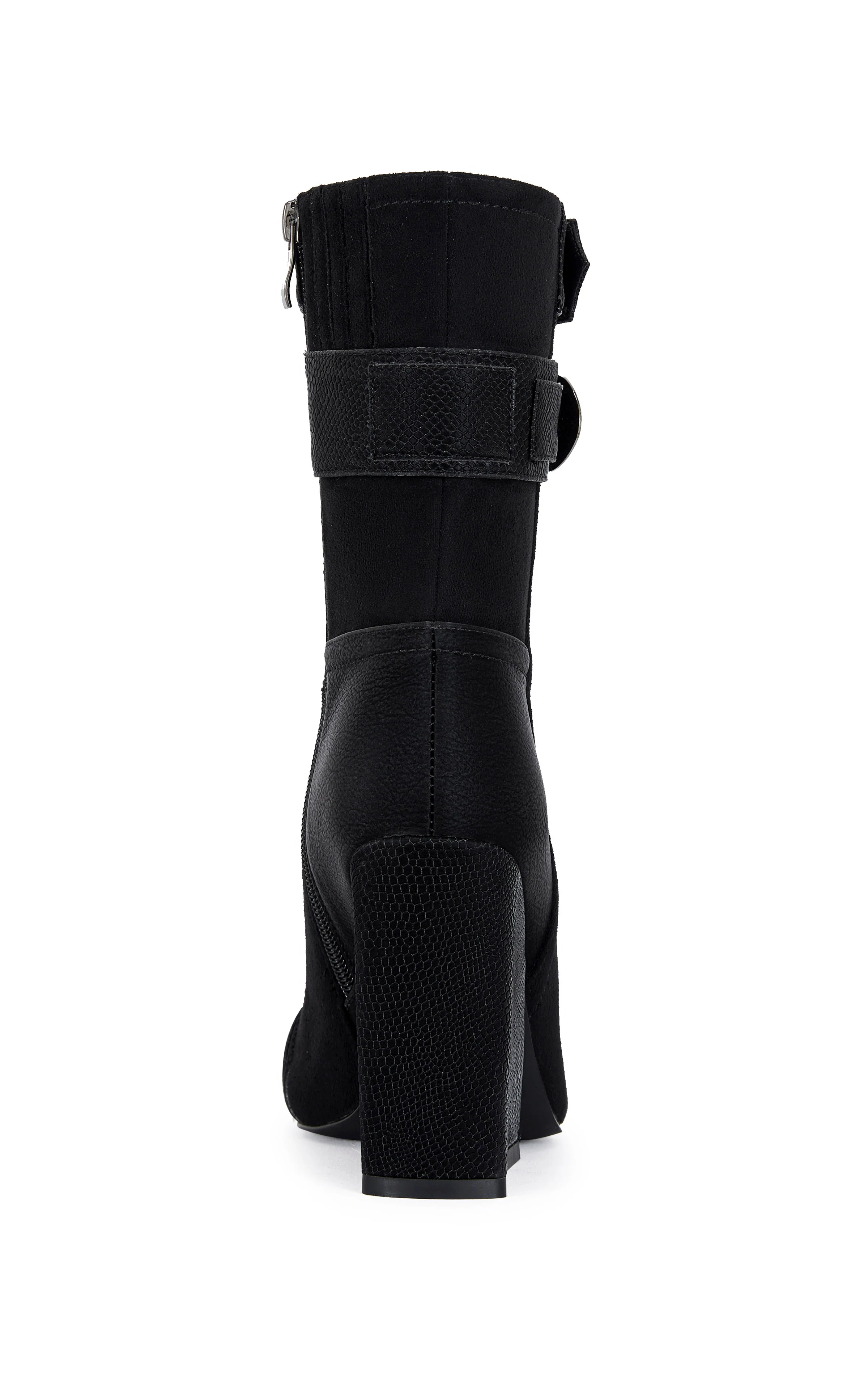 ALLONA-BLACK HEELED BOOTIE - Image 3