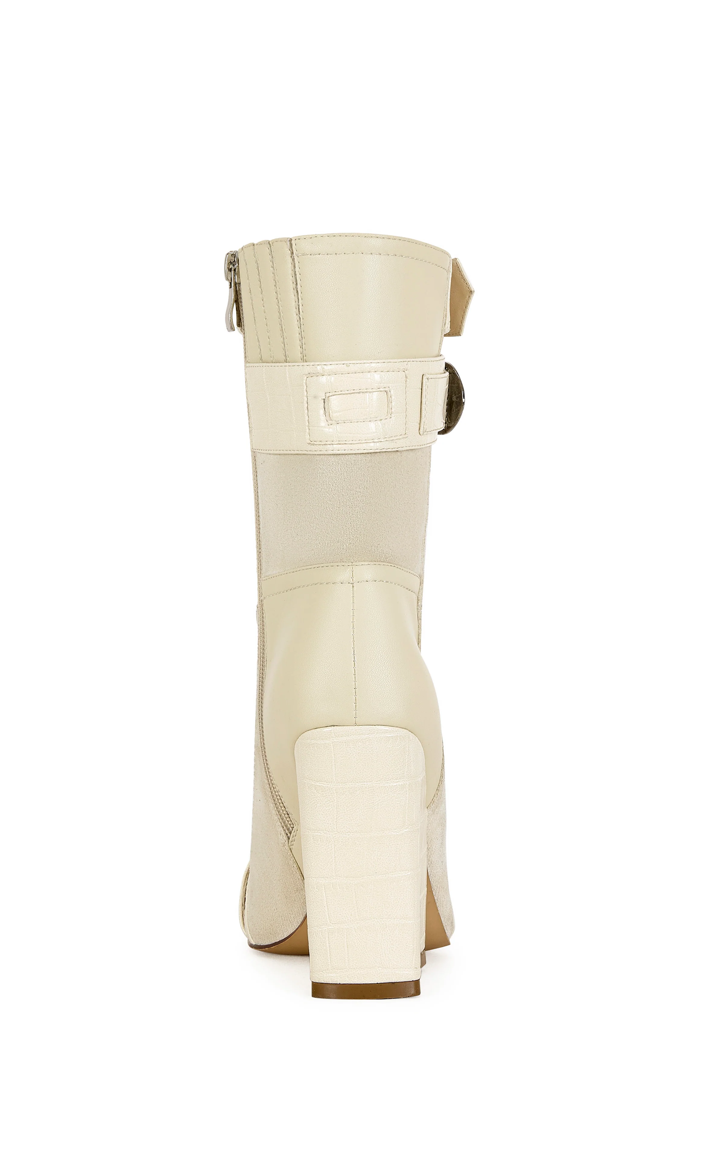ALLONA-BONE BLOCK HEELED BOOTIE - Image 4