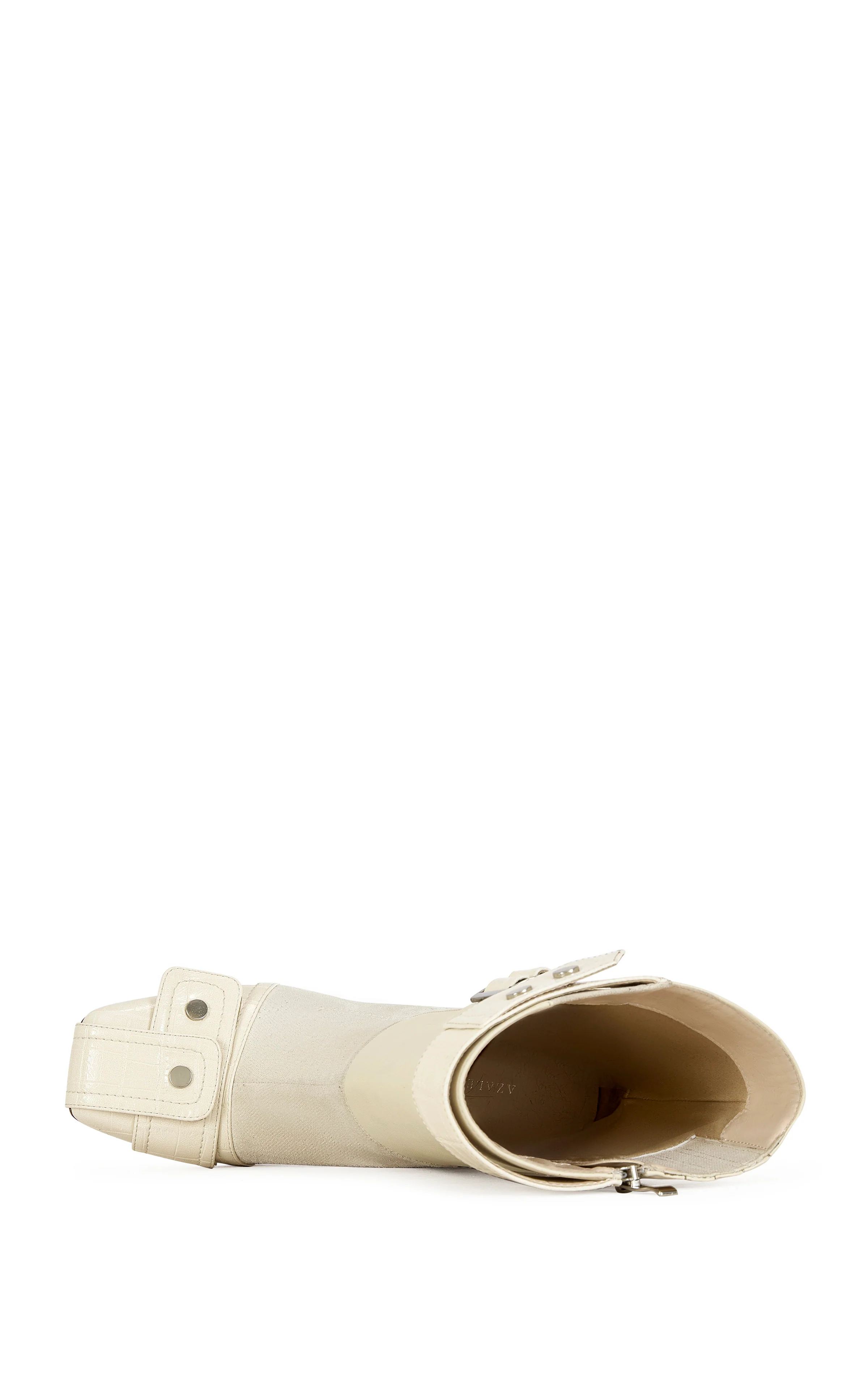 ALLONA-BONE BLOCK HEELED BOOTIE - Image 5
