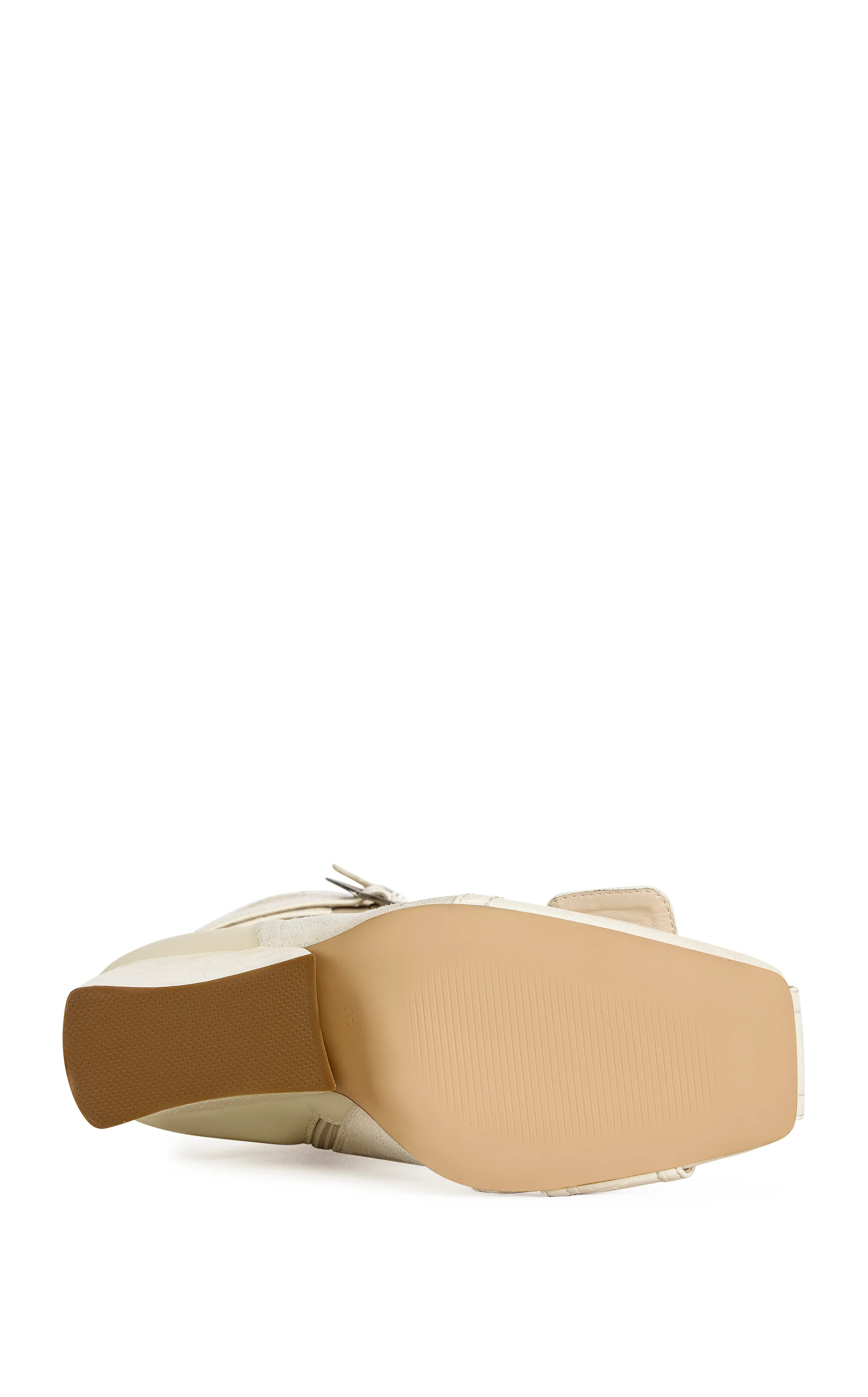 ALLONA-BONE BLOCK HEELED BOOTIE - Image 6