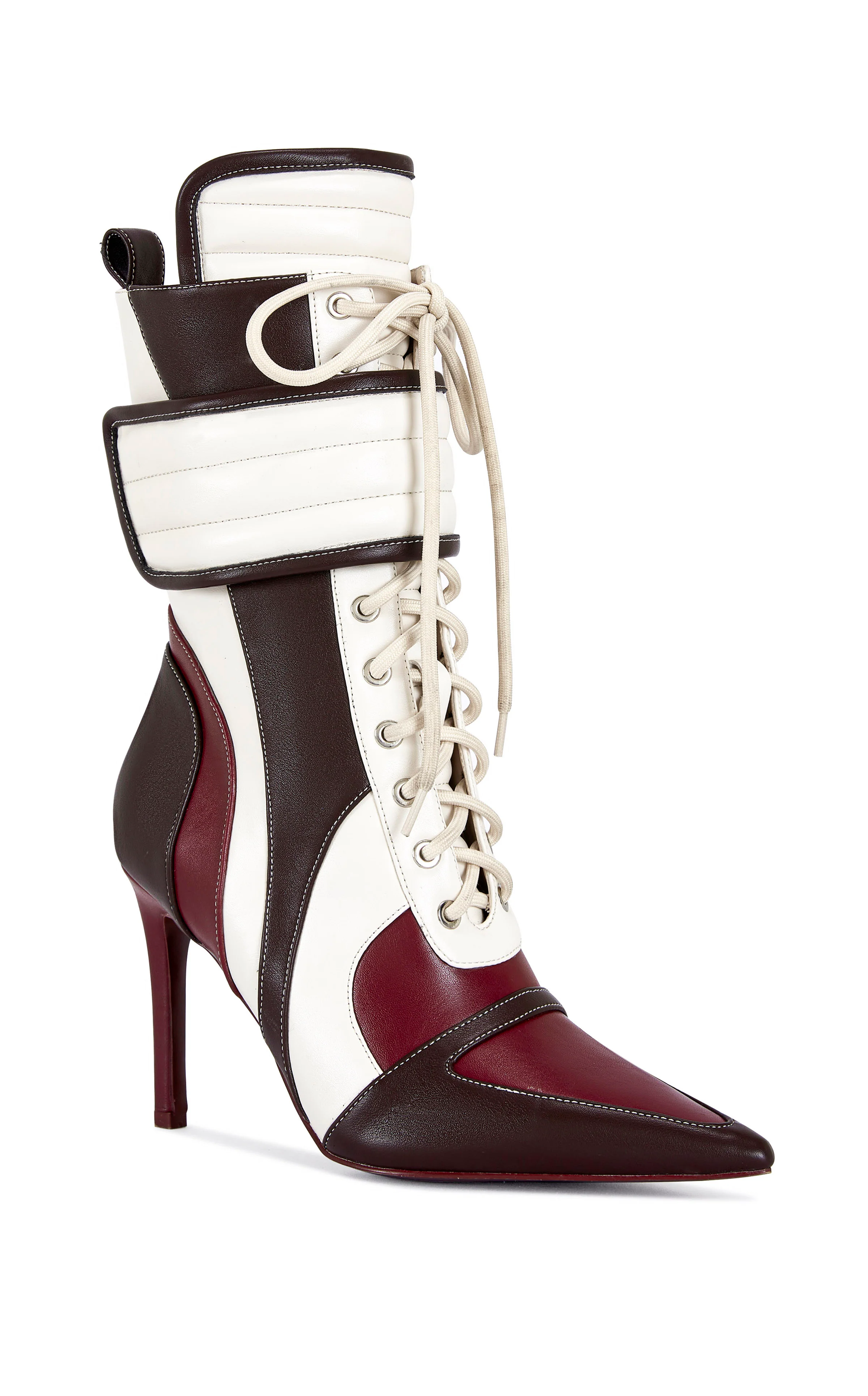 AMADA-BROWNMULTI STILETTO BOOTIE - Image 2