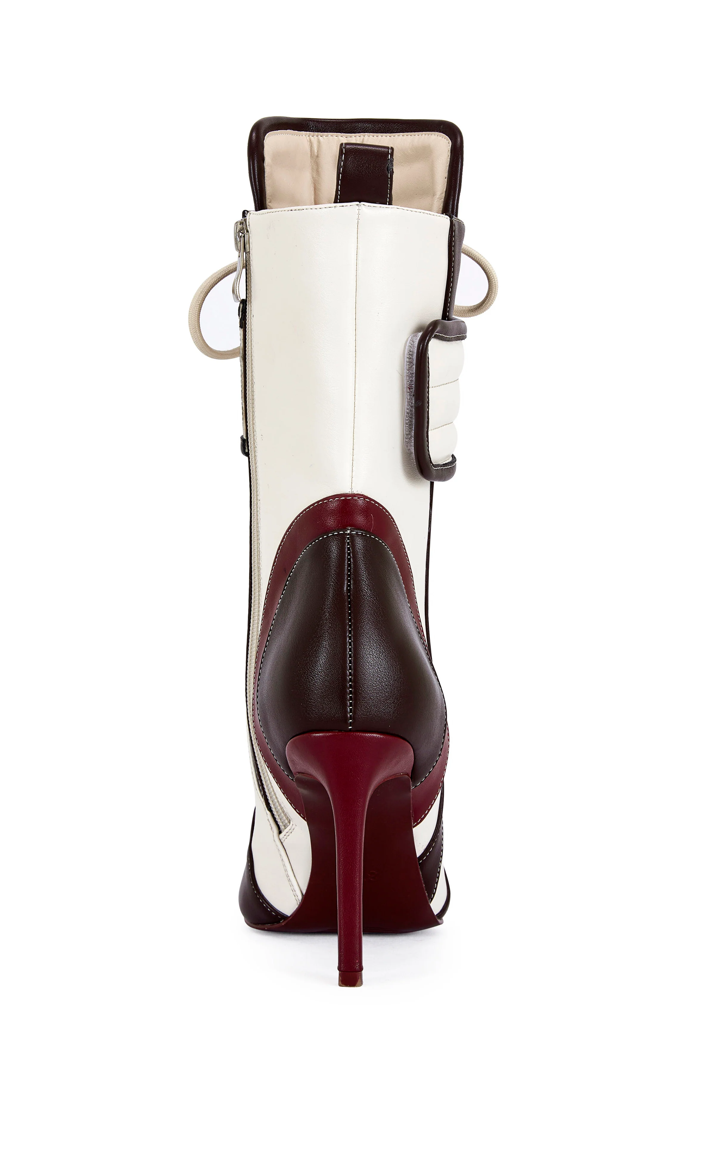 AMADA-BROWNMULTI STILETTO BOOTIE - Image 3