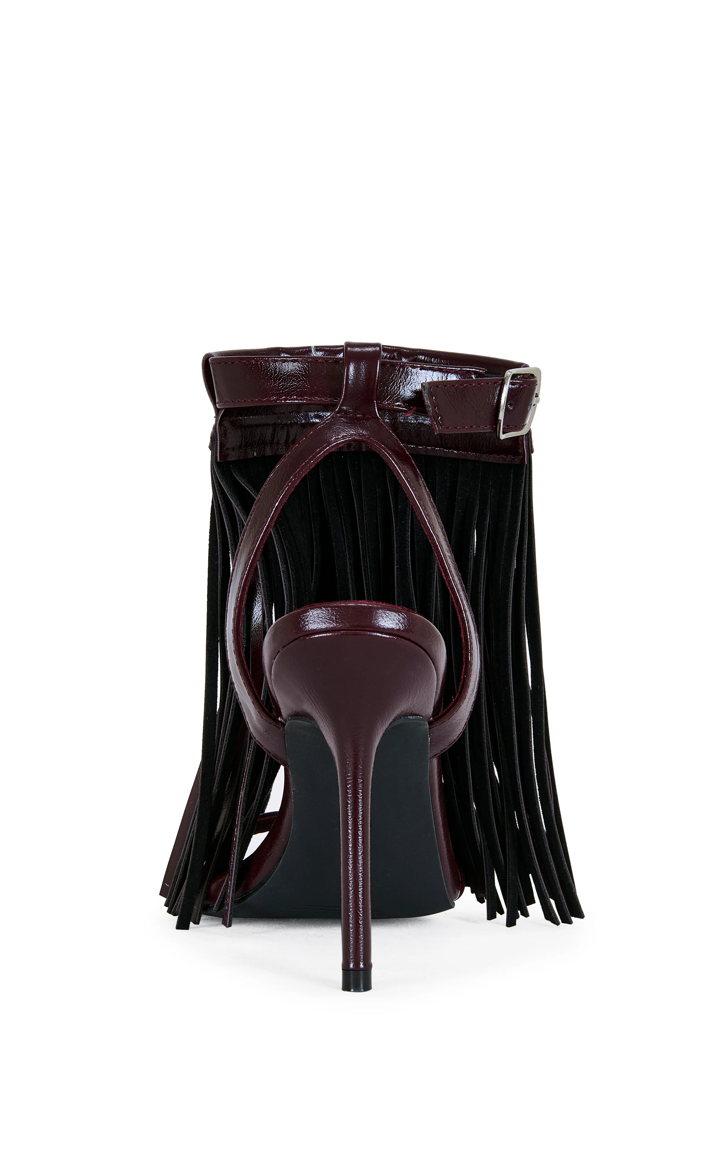 ANTIQUE-BURGUNDY STILETTO SANDAL - Image 3