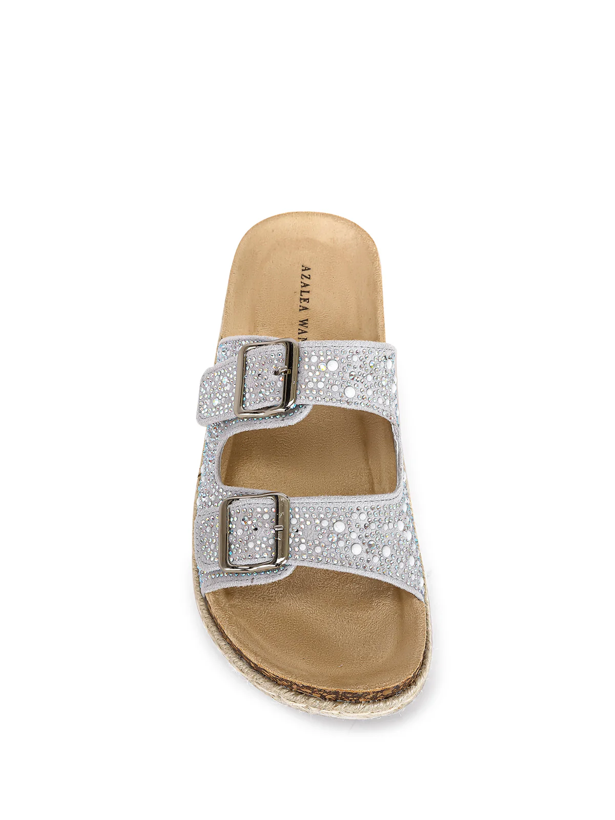 AQUILA-SILVER FLAT SANDAL - Image 4