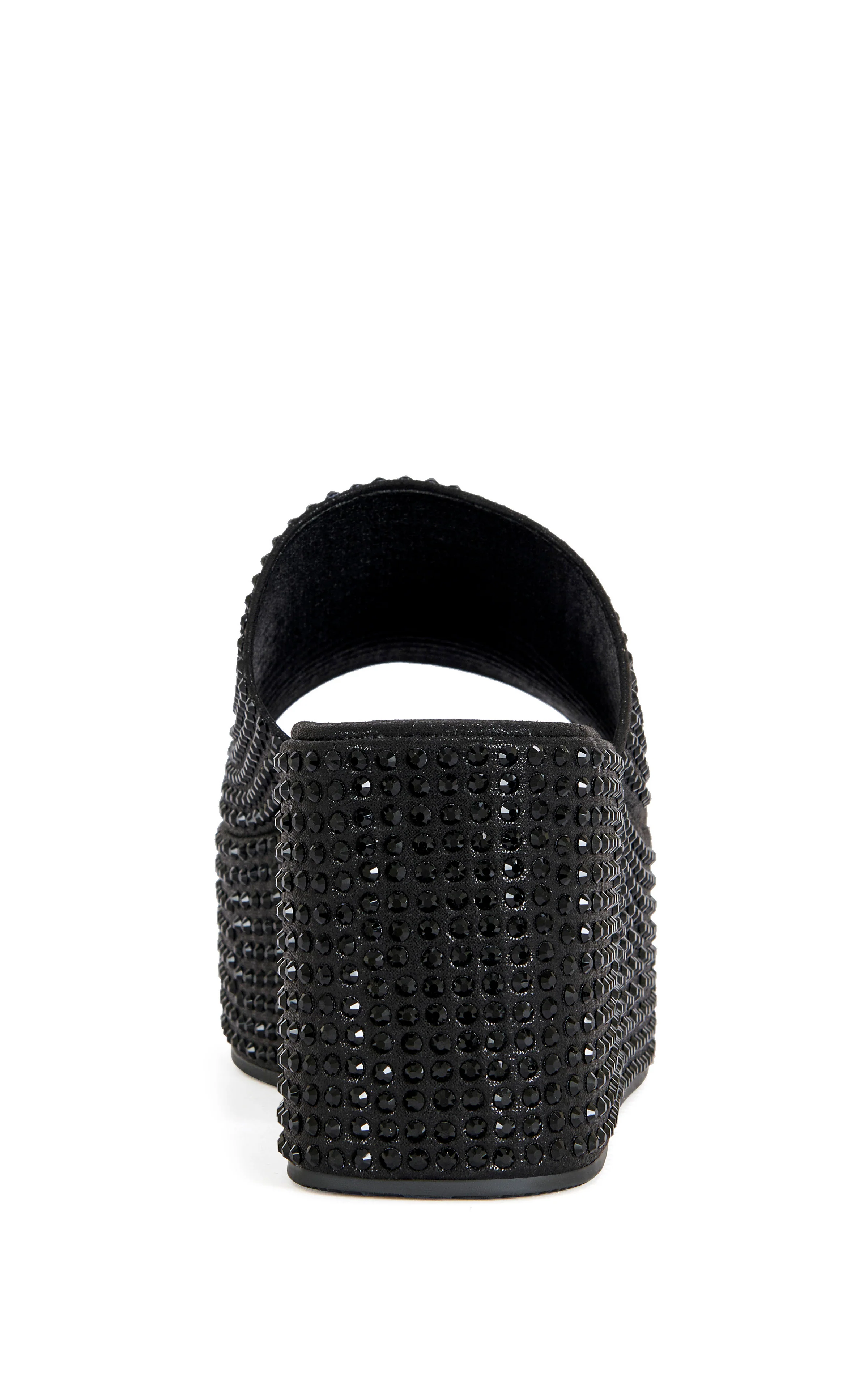 ARACHNA-BLACK RHINESTONE PLATFORM SANDAL - Image 3