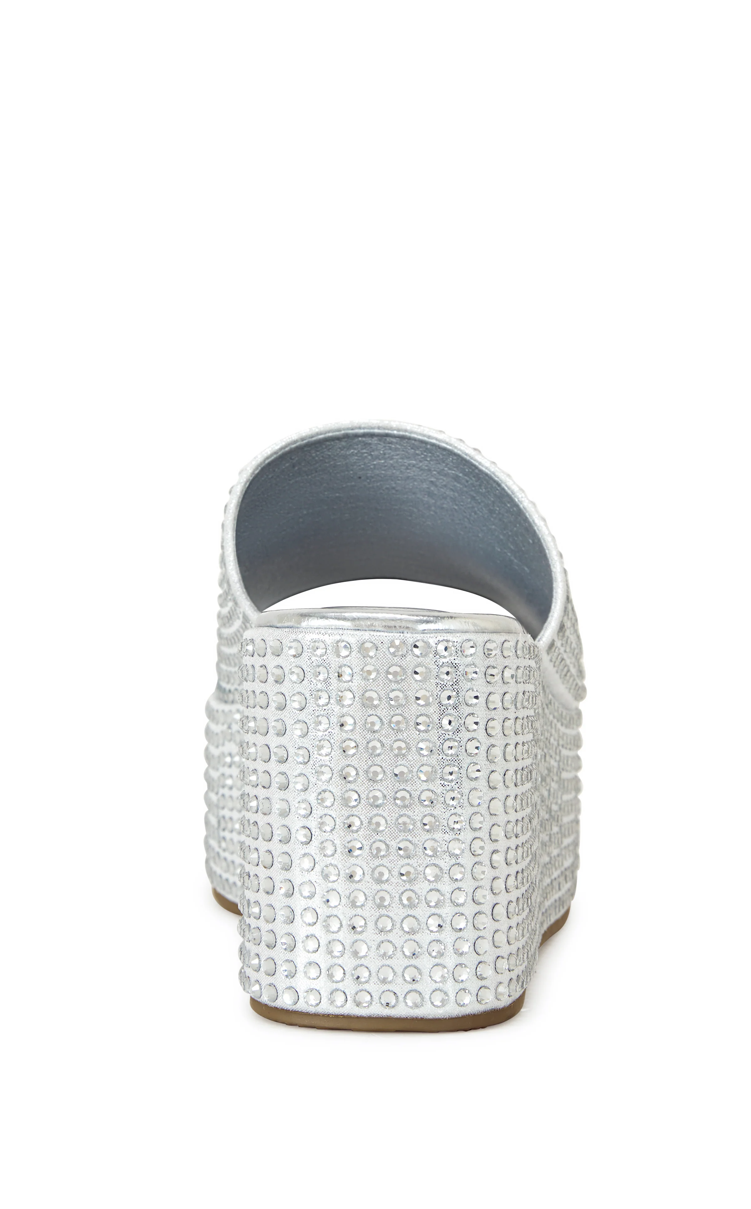 ARACHNA-SILVER RHINESTONE PLATFORM SANDAL - Image 3
