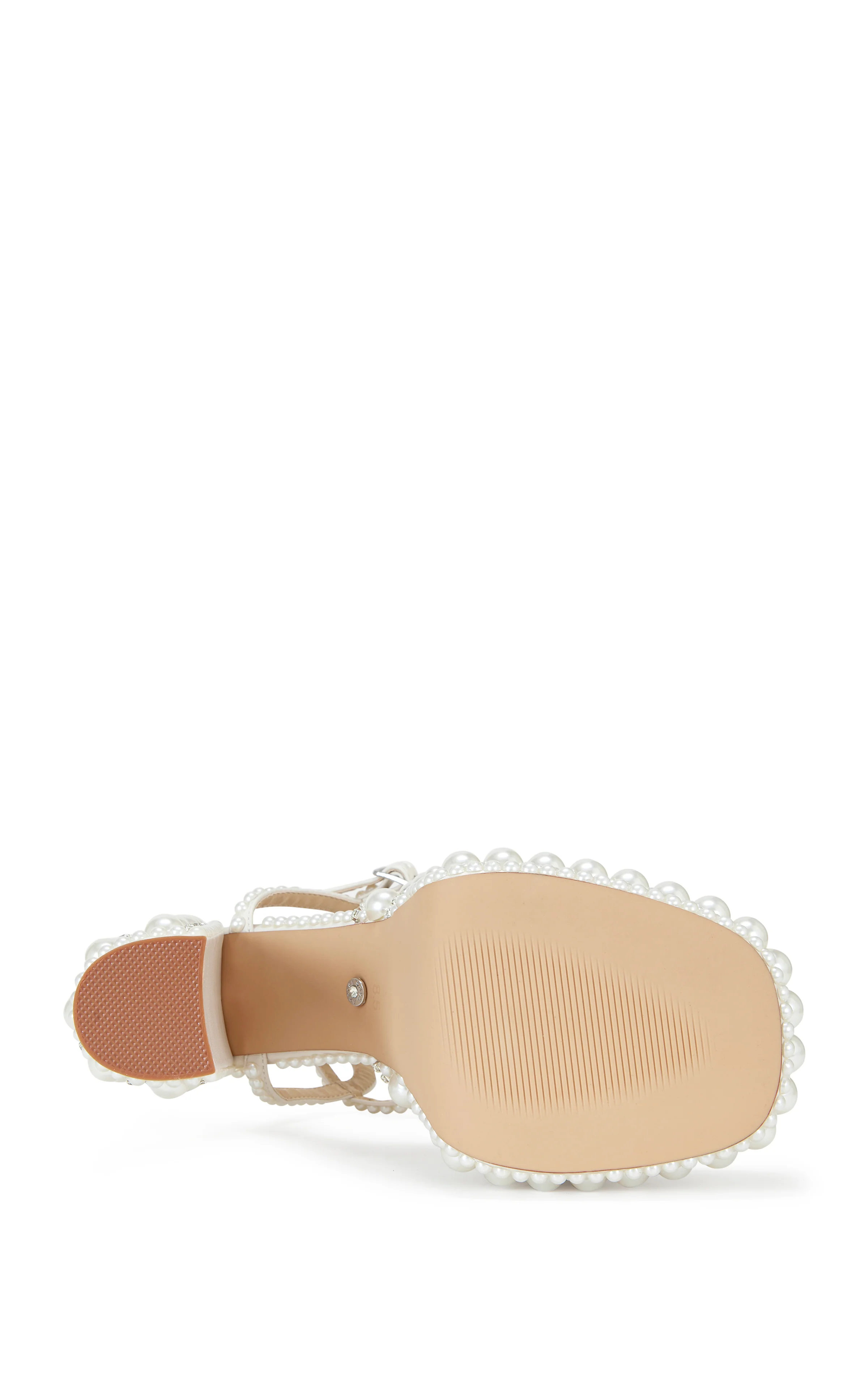 ASTRELLA-WHITE PLATFORM HEELED SANDAL - Image 5