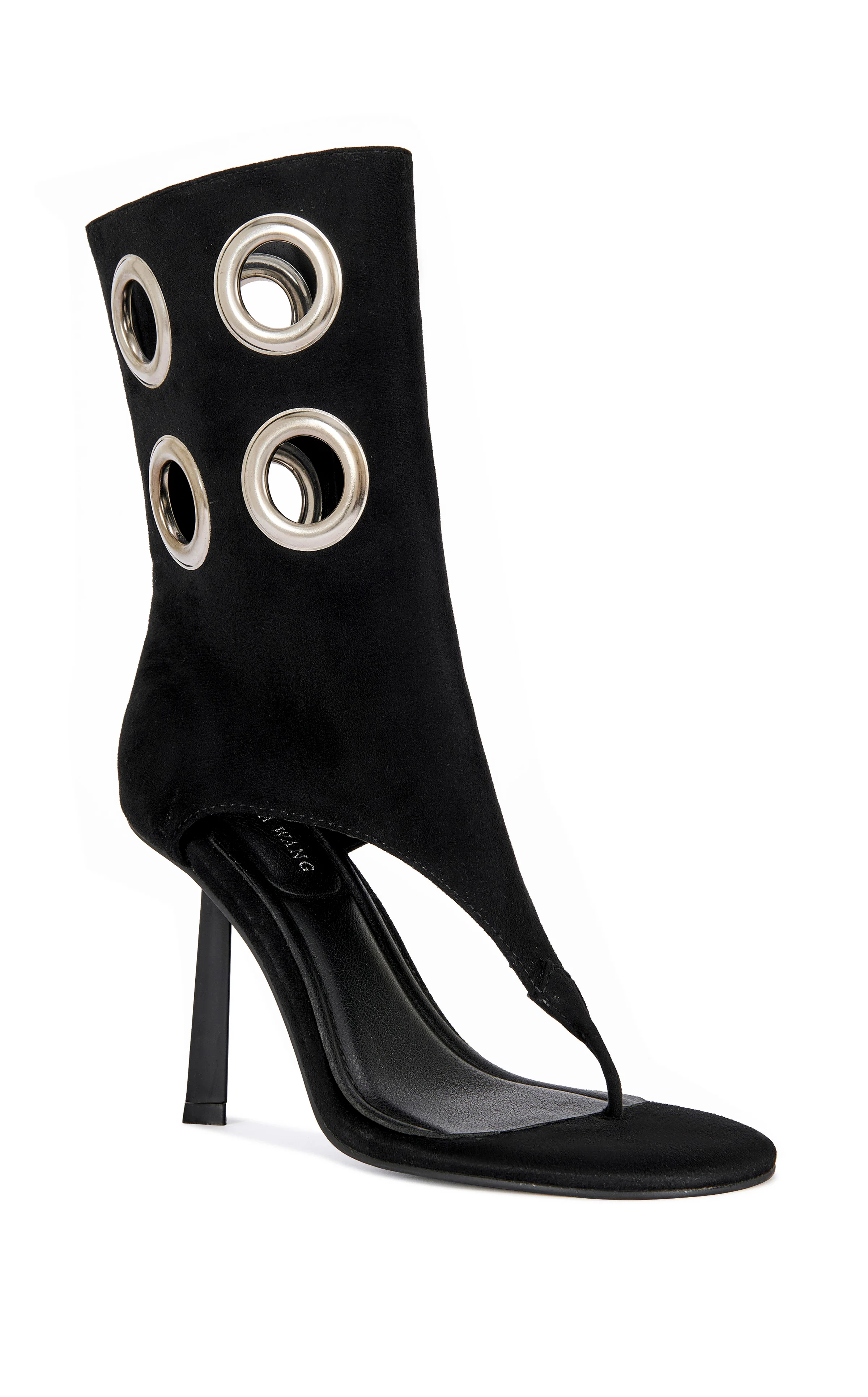 BAINA-BLACK STILETTO SANDAL BOOTIE - Image 3