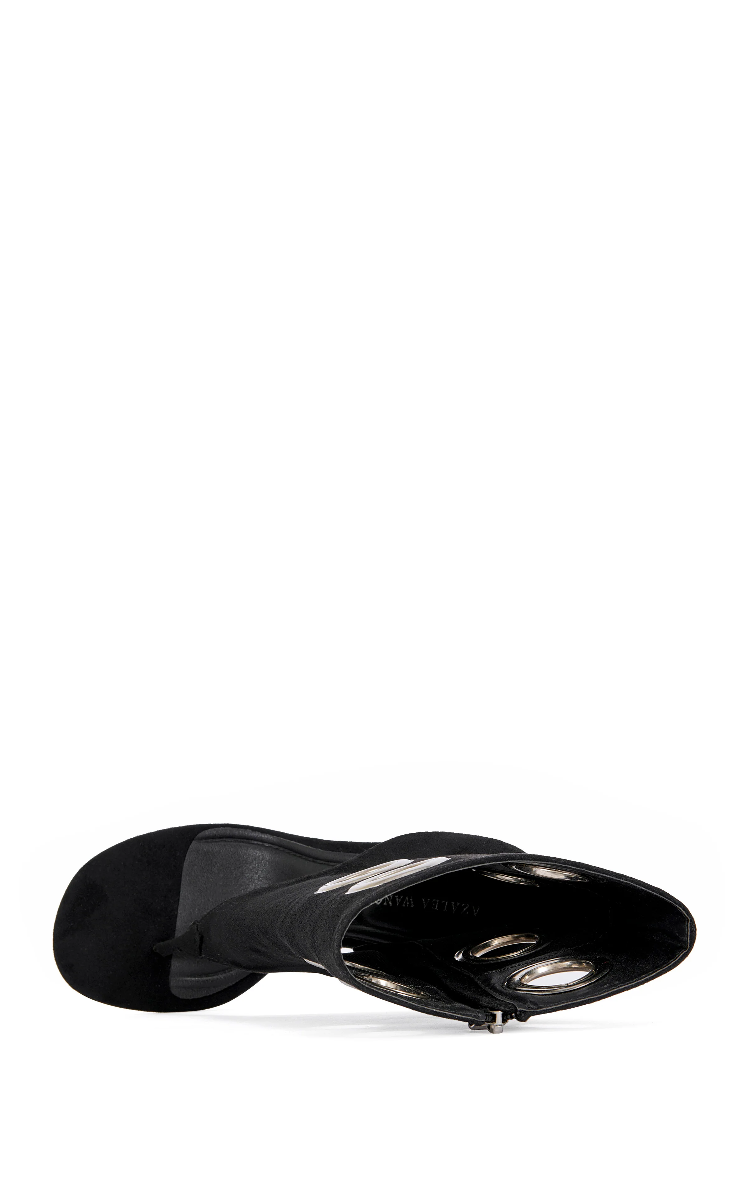 BAINA-BLACK STILETTO SANDAL BOOTIE - Image 5