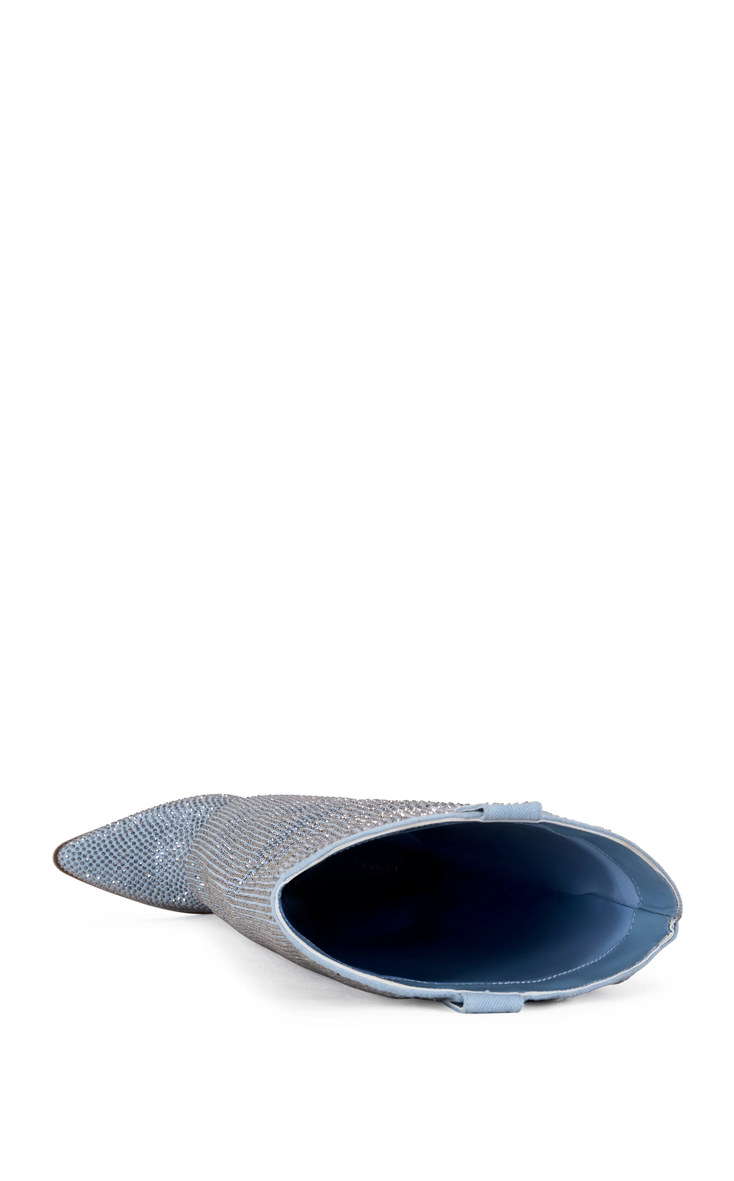BANIAN-DENIM CRYSTAL WESTERN BOOT - Image 4