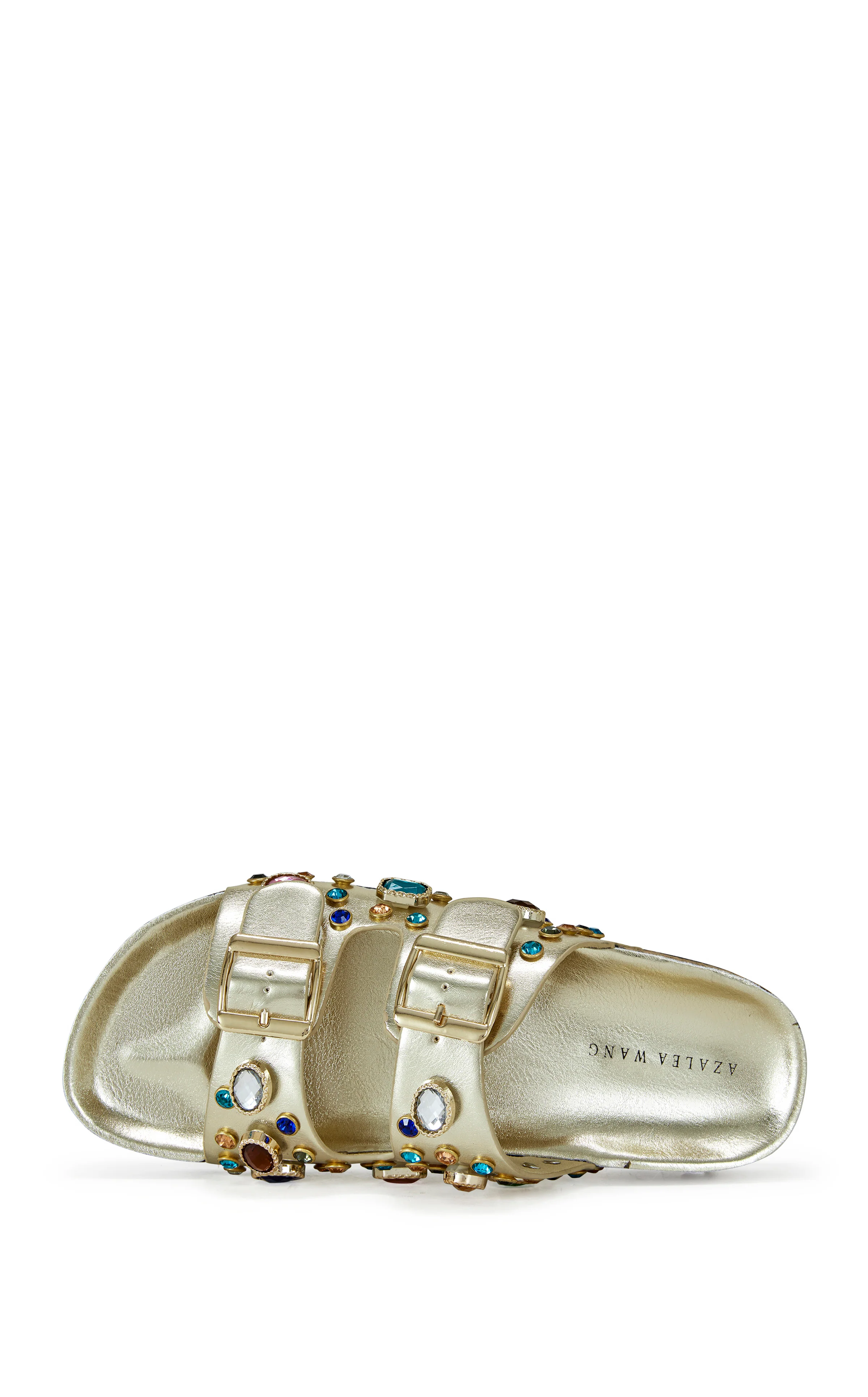 BAYLEAVES-GOLD FLAT SANDAL - Image 5
