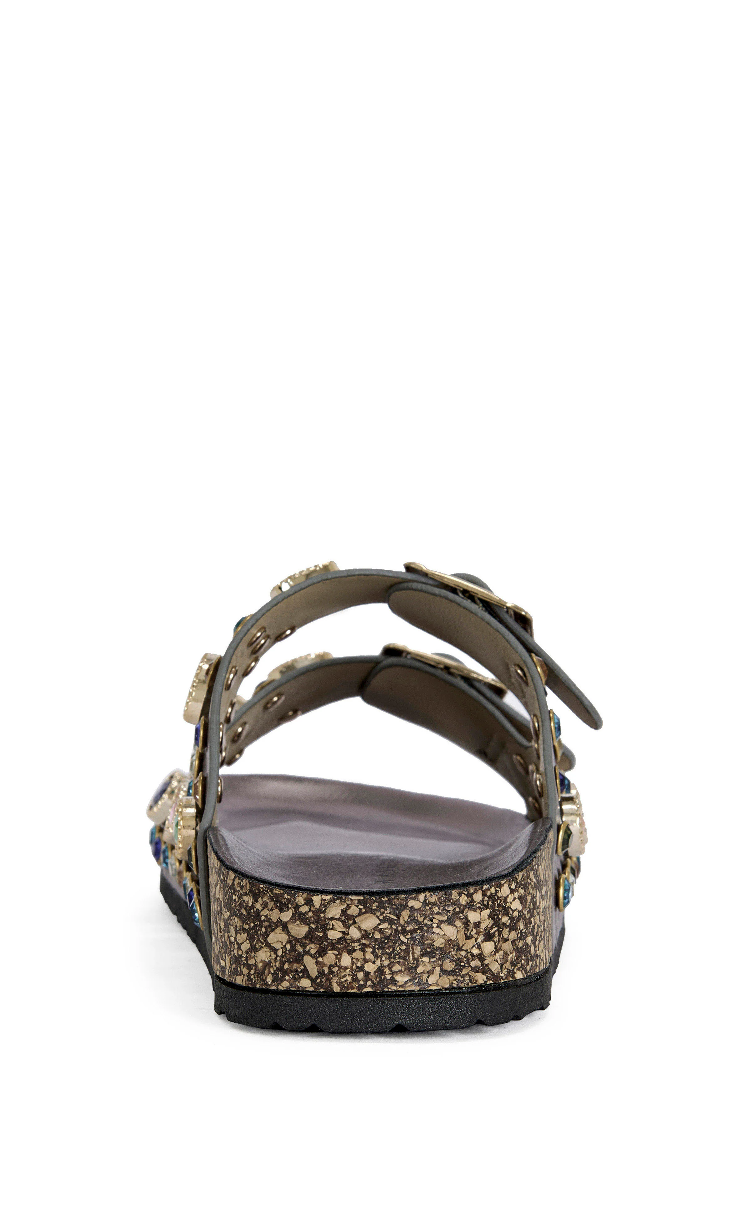 BAYLEAVES-PEWTER FLAT SANDAL - Image 3