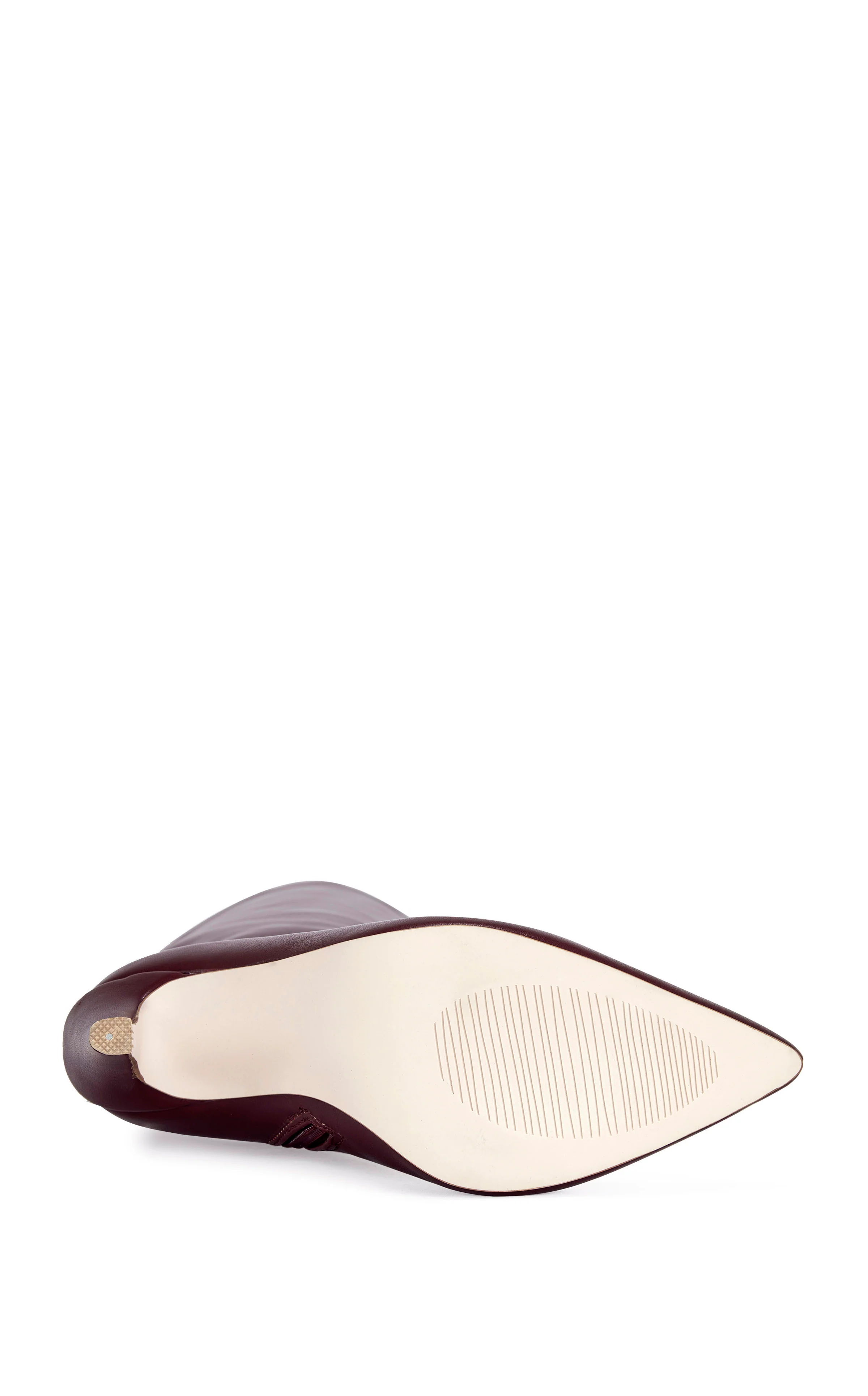 BEAUCOUP-BURGUNDY OVER THE KNEE CHUNKY STILETTO BOOT - Image 5