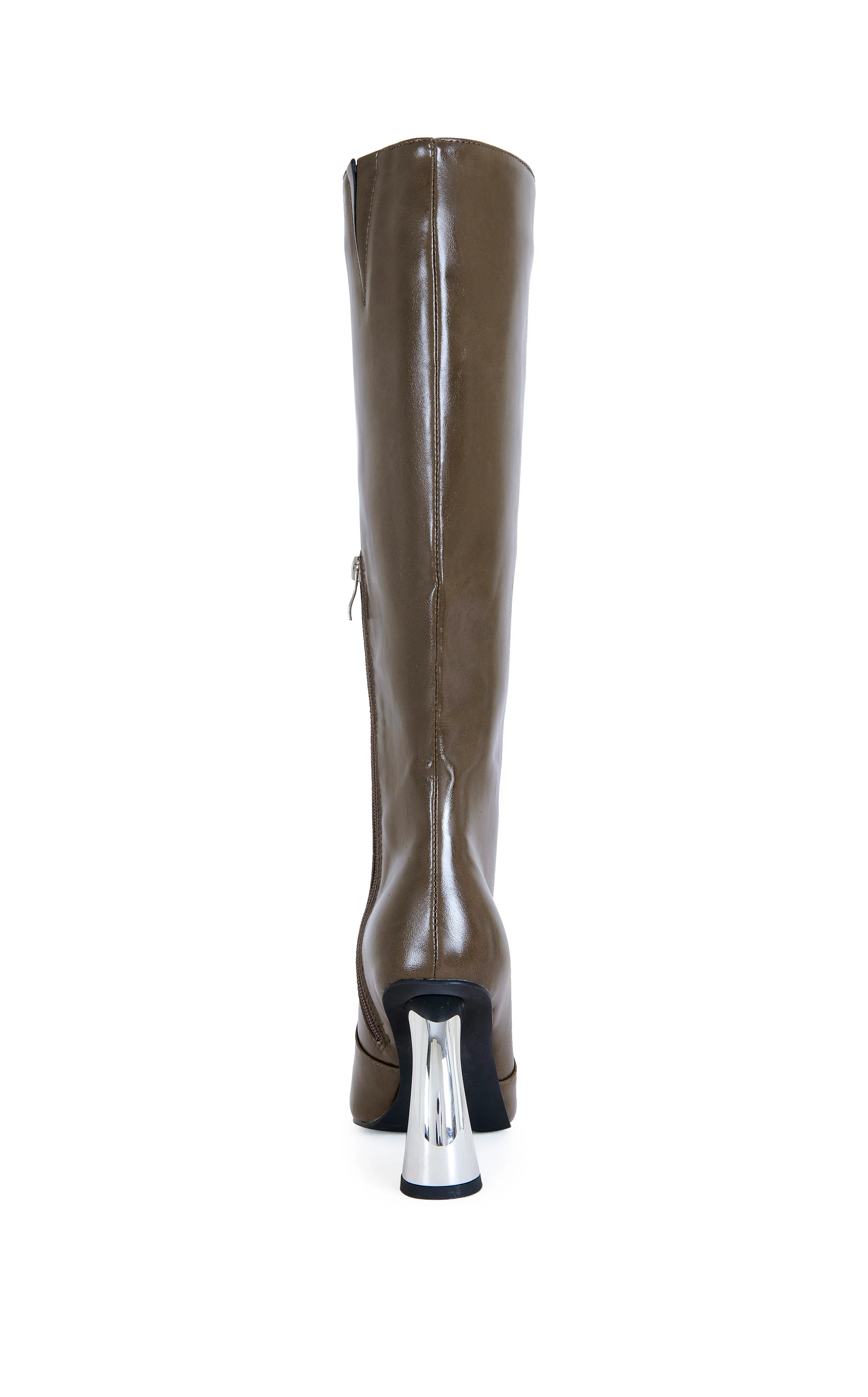 BEHRAM-OLIVE BLOCK HEELED BOOT - Image 3