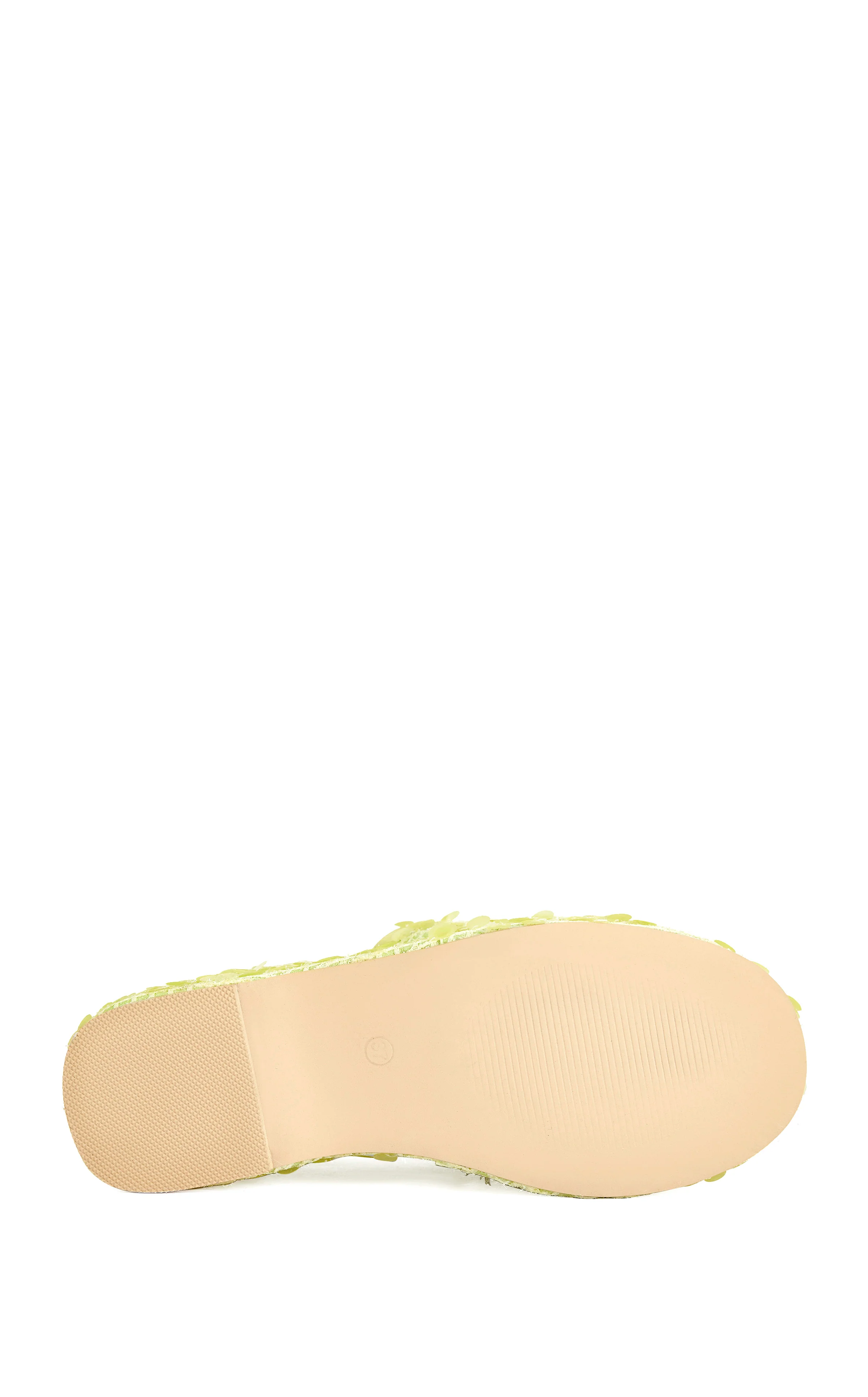 BETSEY-YELLOW PLATFORM SEQUIN WEDGE SANDAL - Image 5
