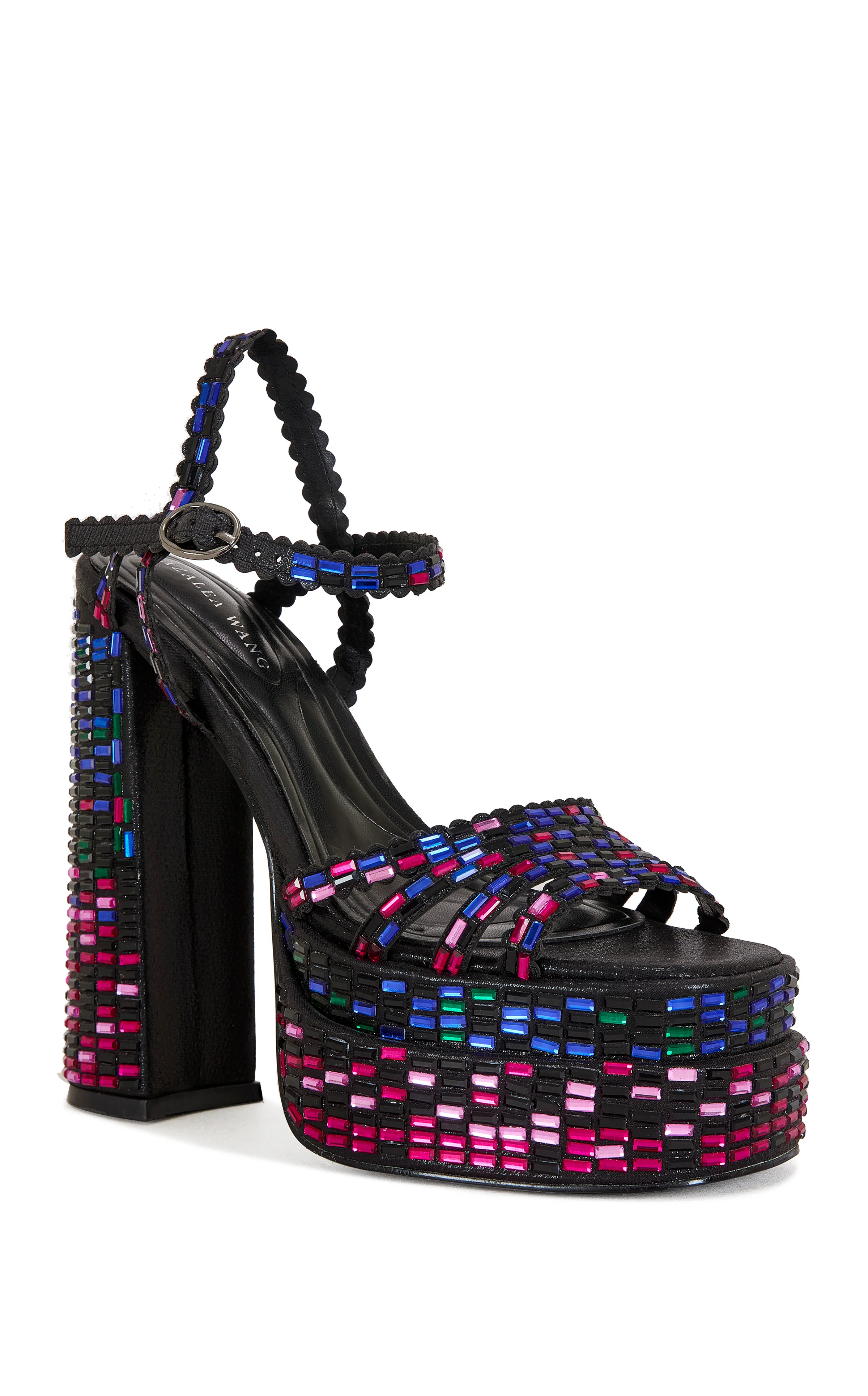 BIRCHSEQUIN-BLACK PLATFORM SANDAL - Image 3