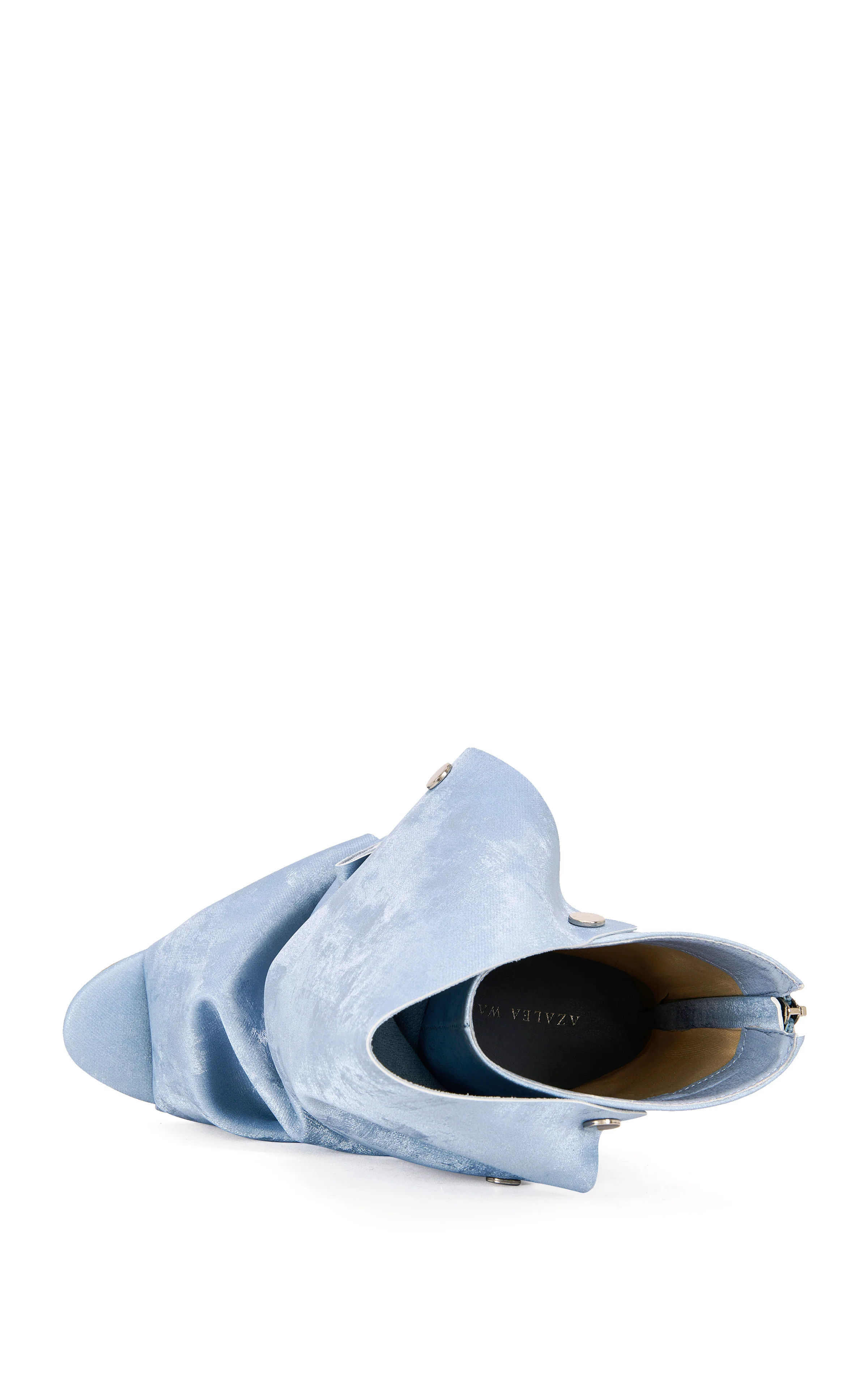 BIRDSONG-DENIM LIQUID LUXE PEEP TOE STILETTO BOOTIE - Image 6