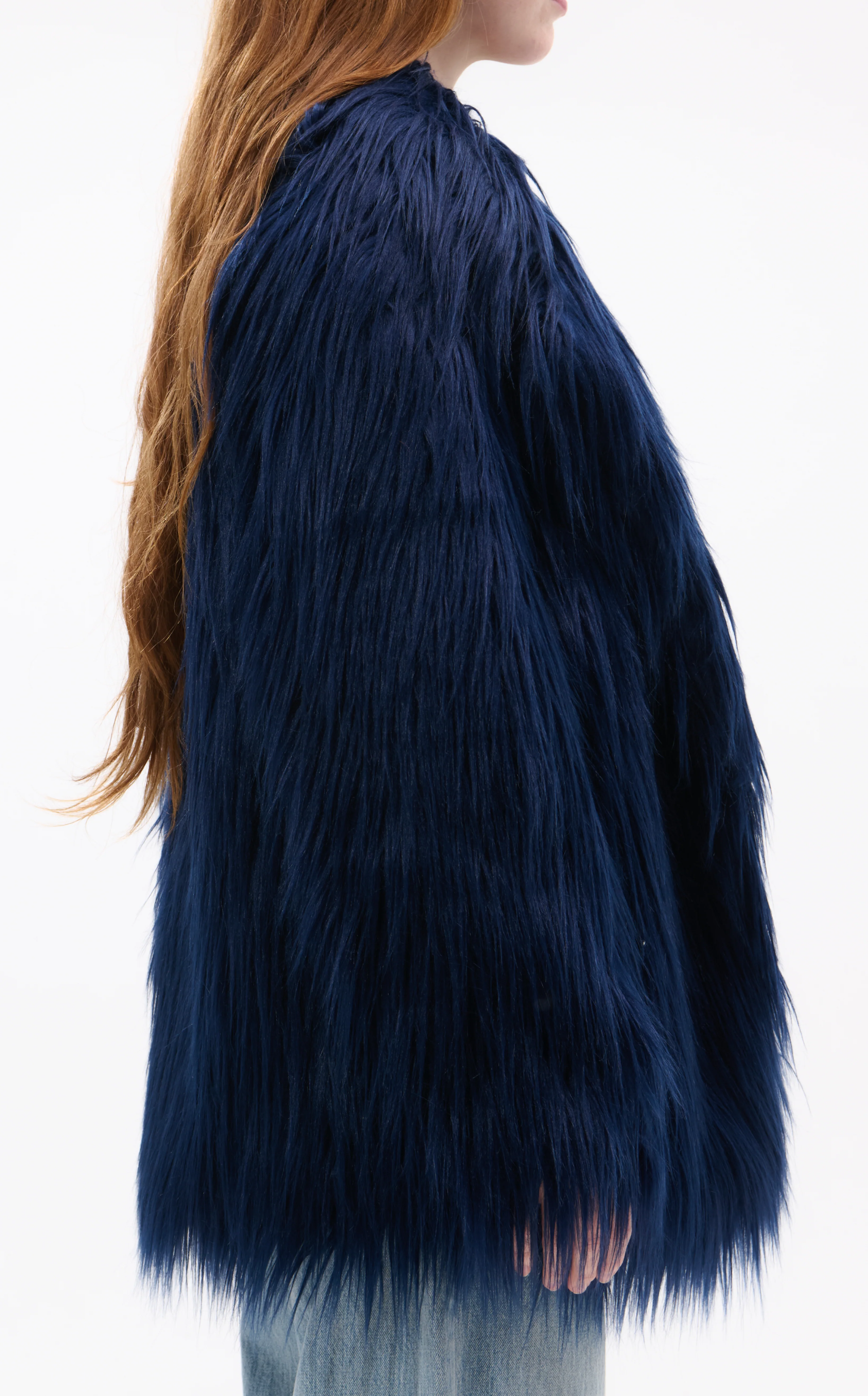 BRECKENRIDGE-BLUE FAUX FUR JACKET - Image 3