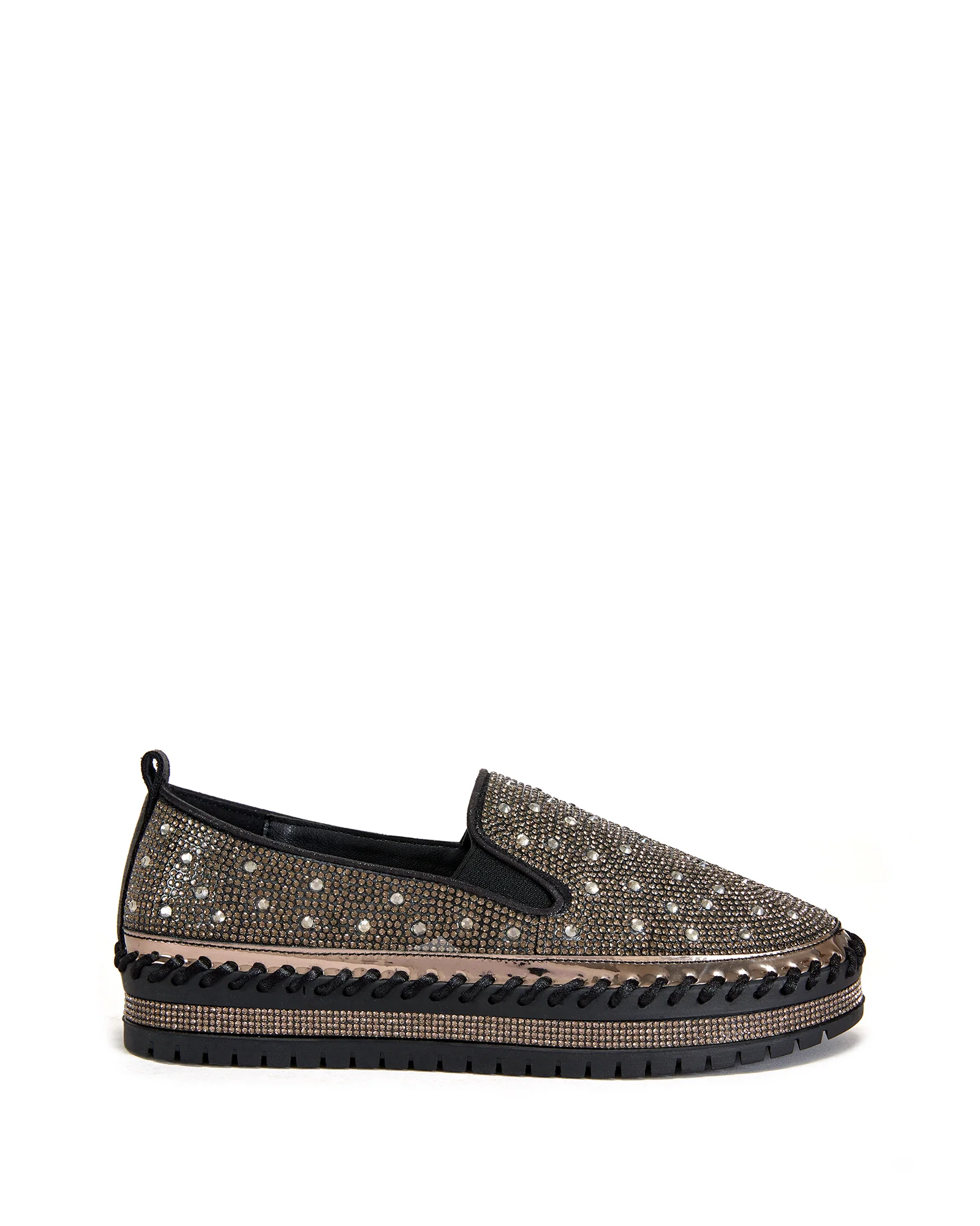 BRITTANY-BLACK SLIP ON SNEAKER