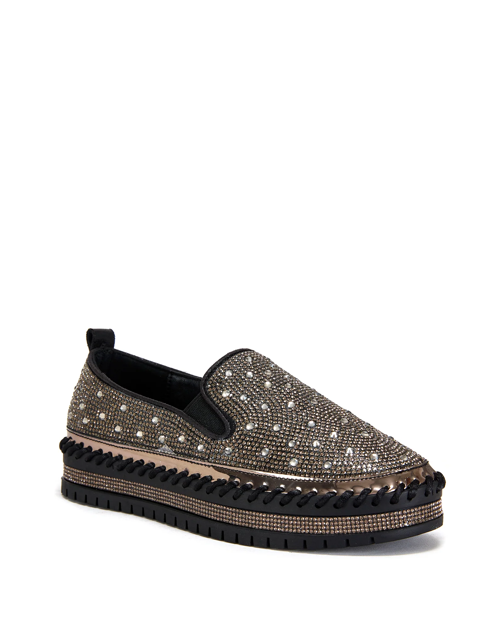 BRITTANY-BLACK SLIP ON SNEAKER - Image 2