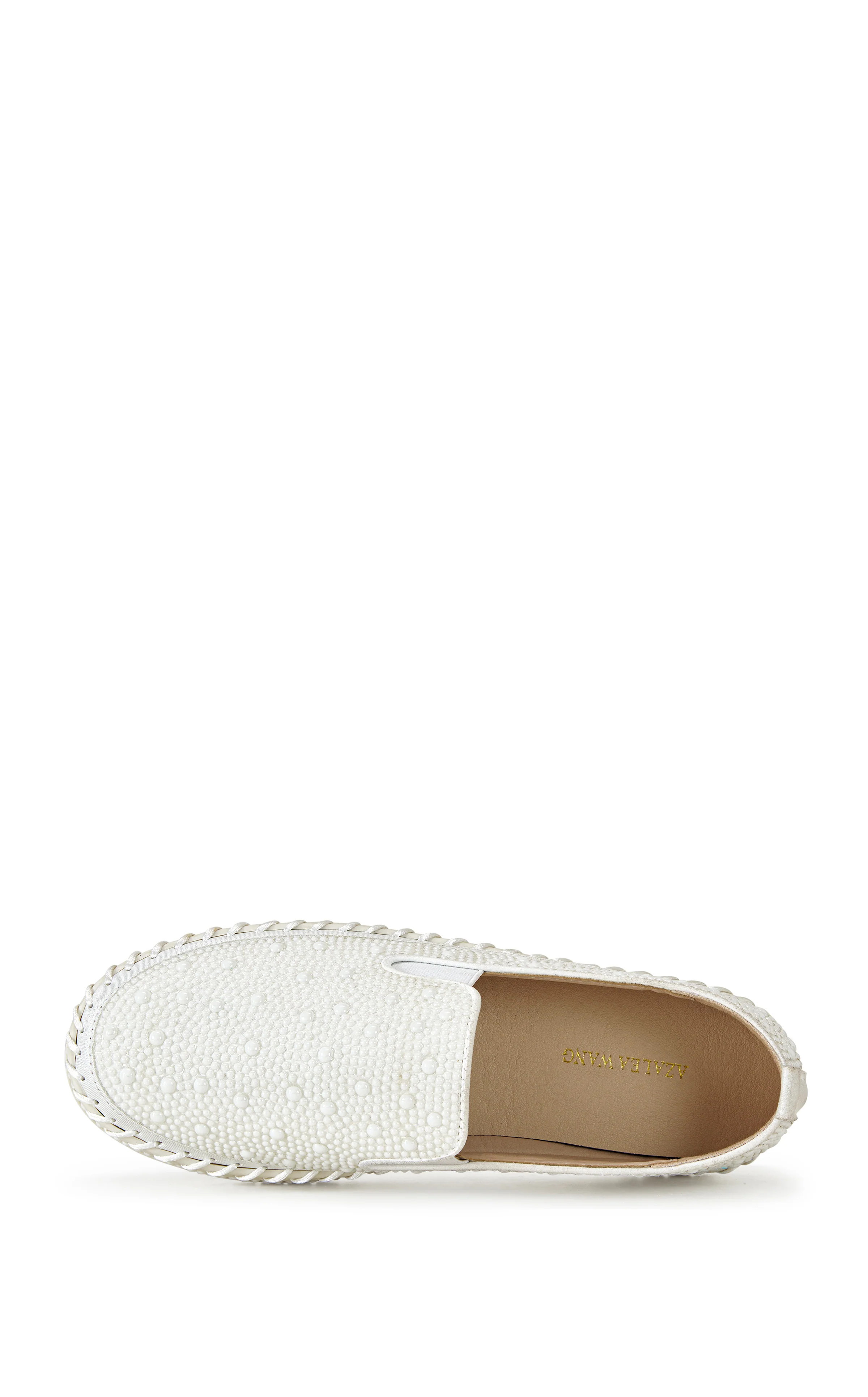 BRITTANYPEARL-WHITE SLIP ON SNEAKER - Image 5