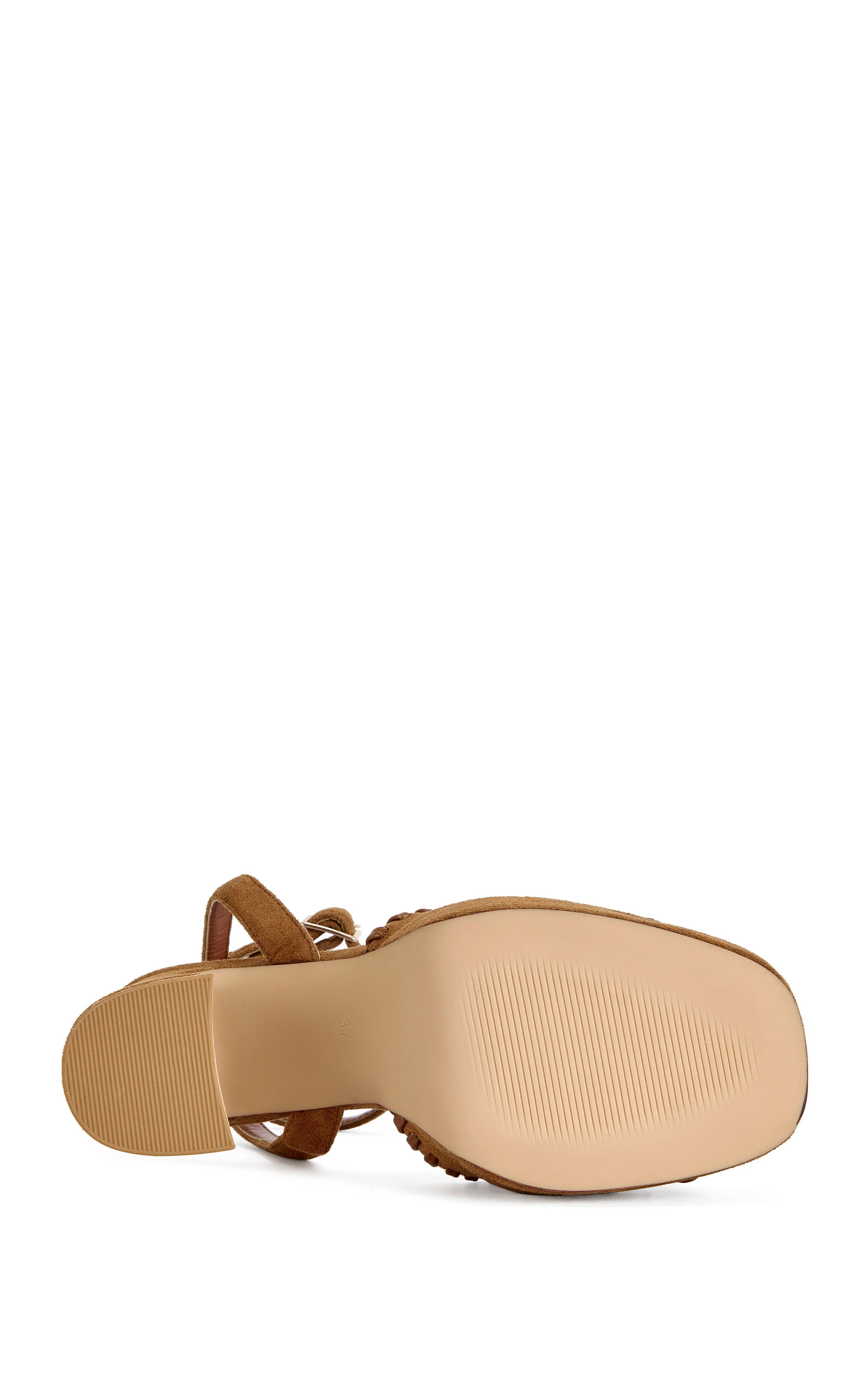 CAEL-BROWN BLOCK SANDAL - Image 5