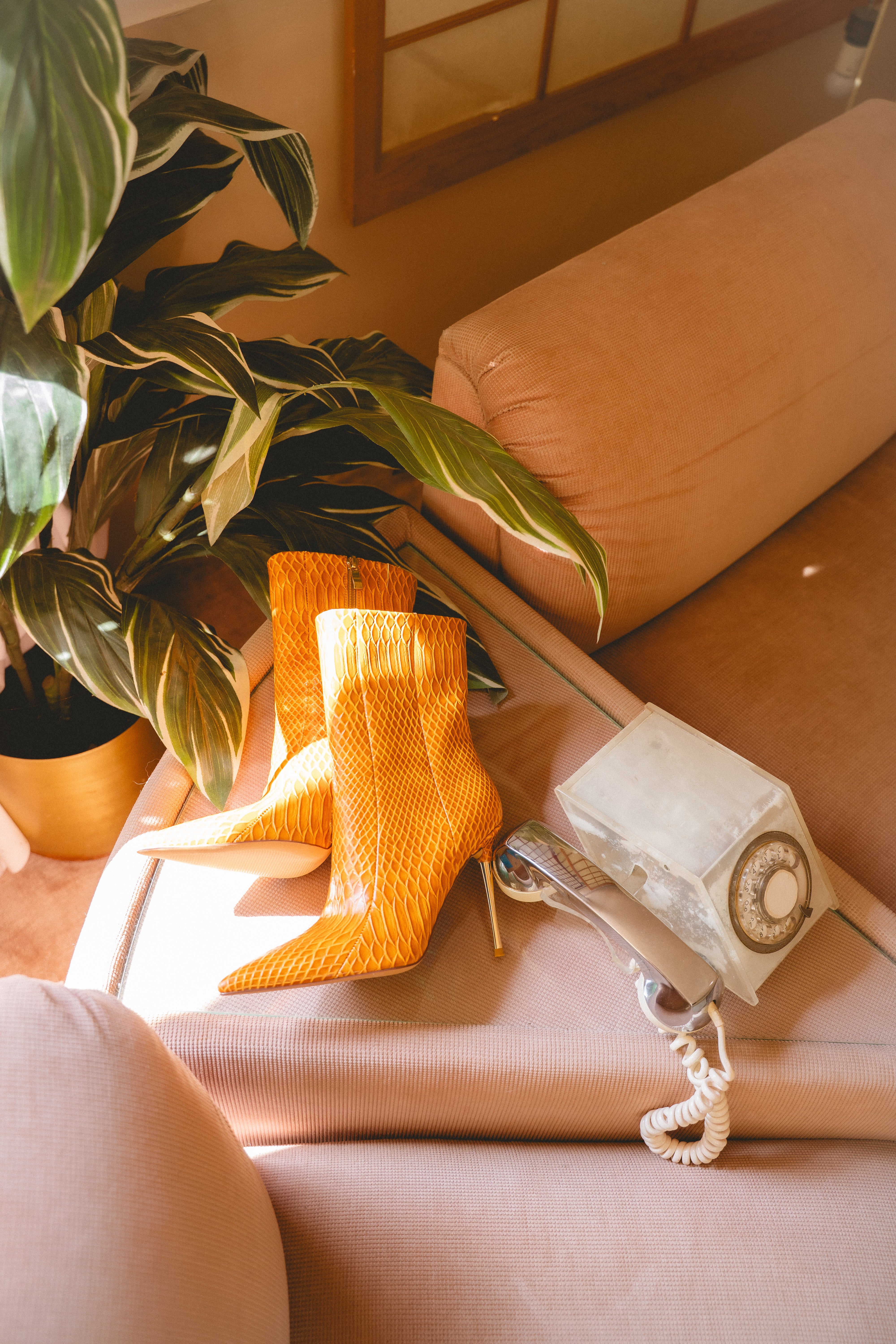 CALEAN-ORANGE STILETTO BOOTIE - Image 7