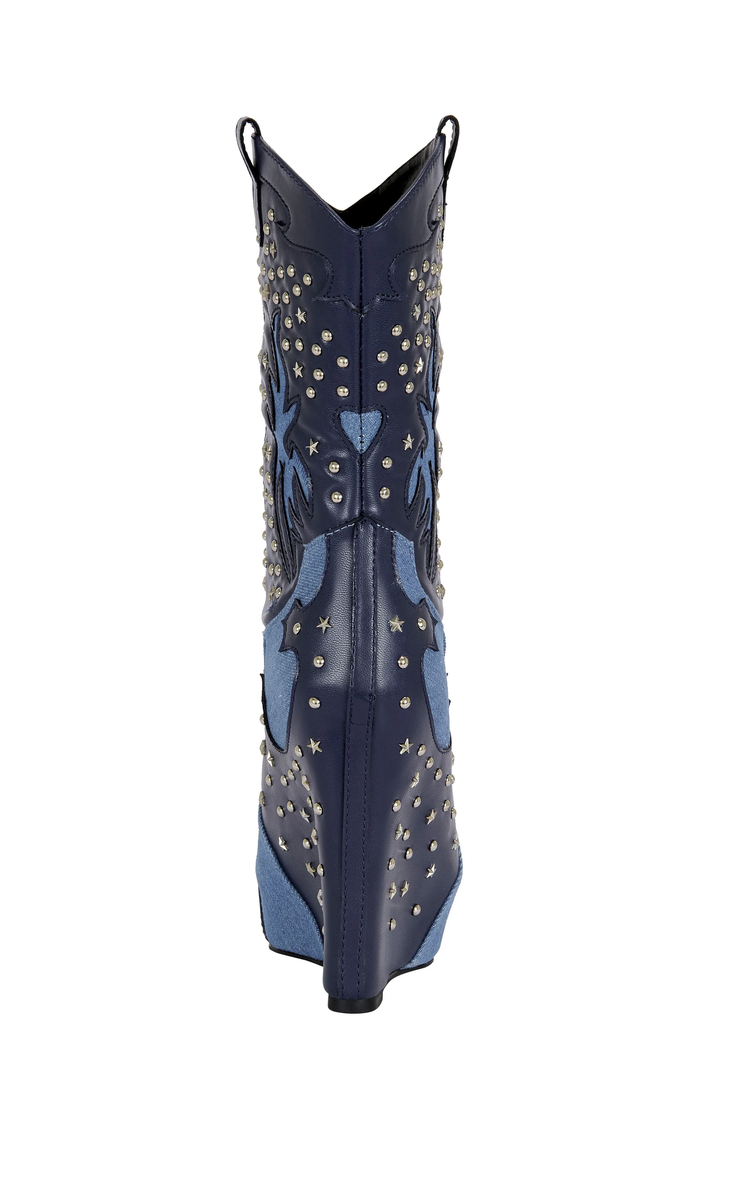 CALLIA-DENIM WEDGE BOOTIE - Image 3