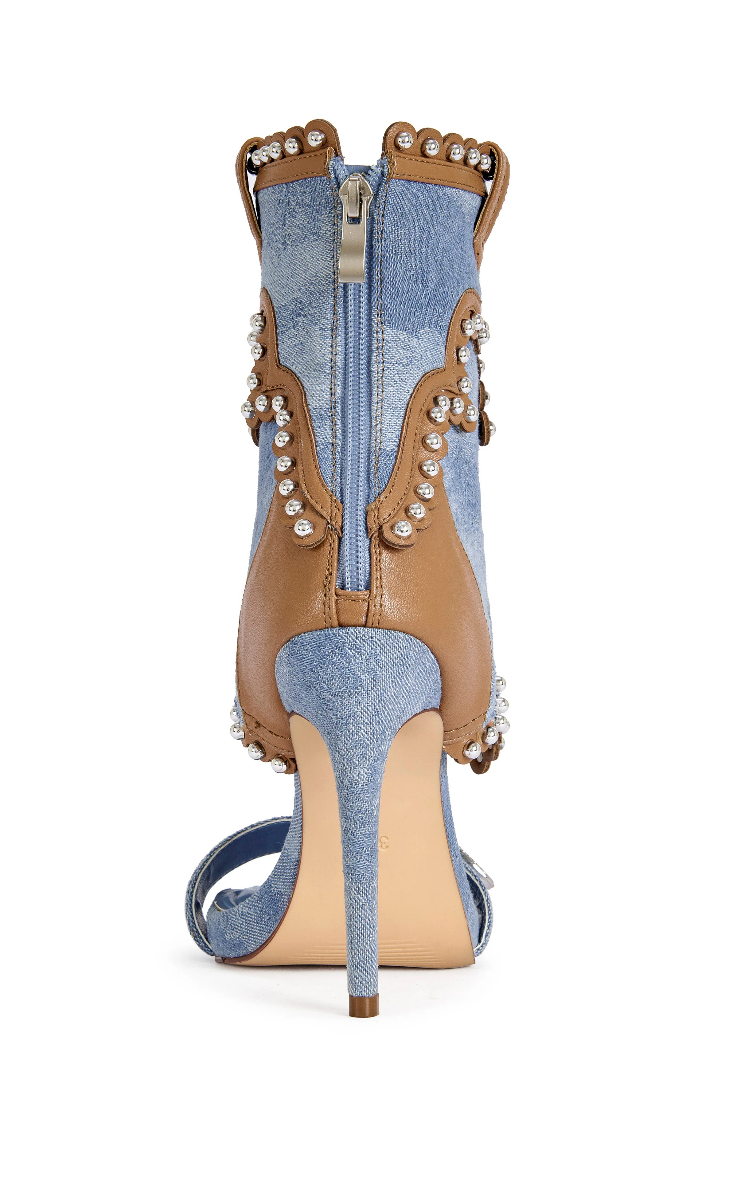 CAPRIZIA-DENIM WESTERN SANDAL BOOTIE - Image 3