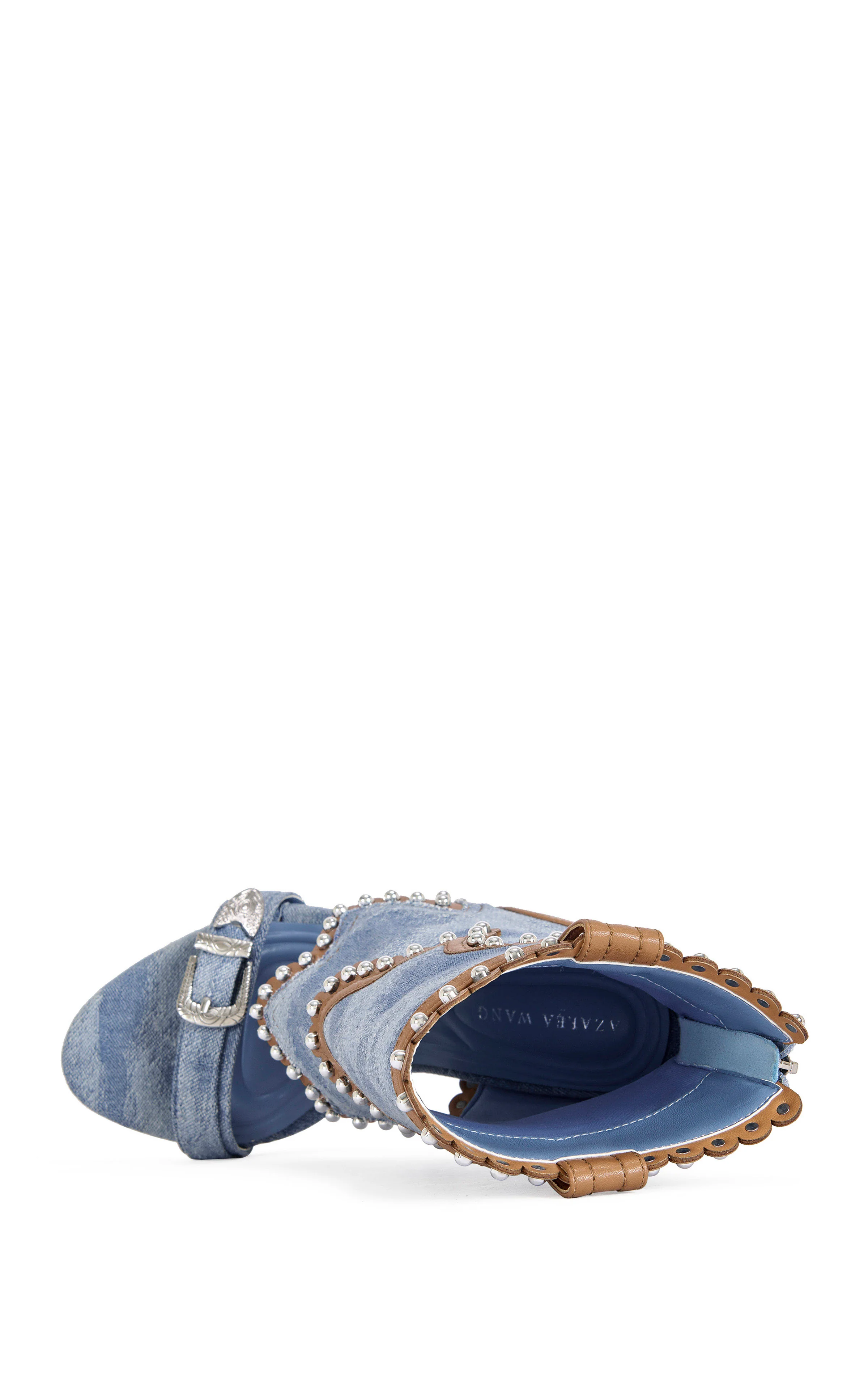 CAPRIZIA-DENIM WESTERN SANDAL BOOTIE - Image 4