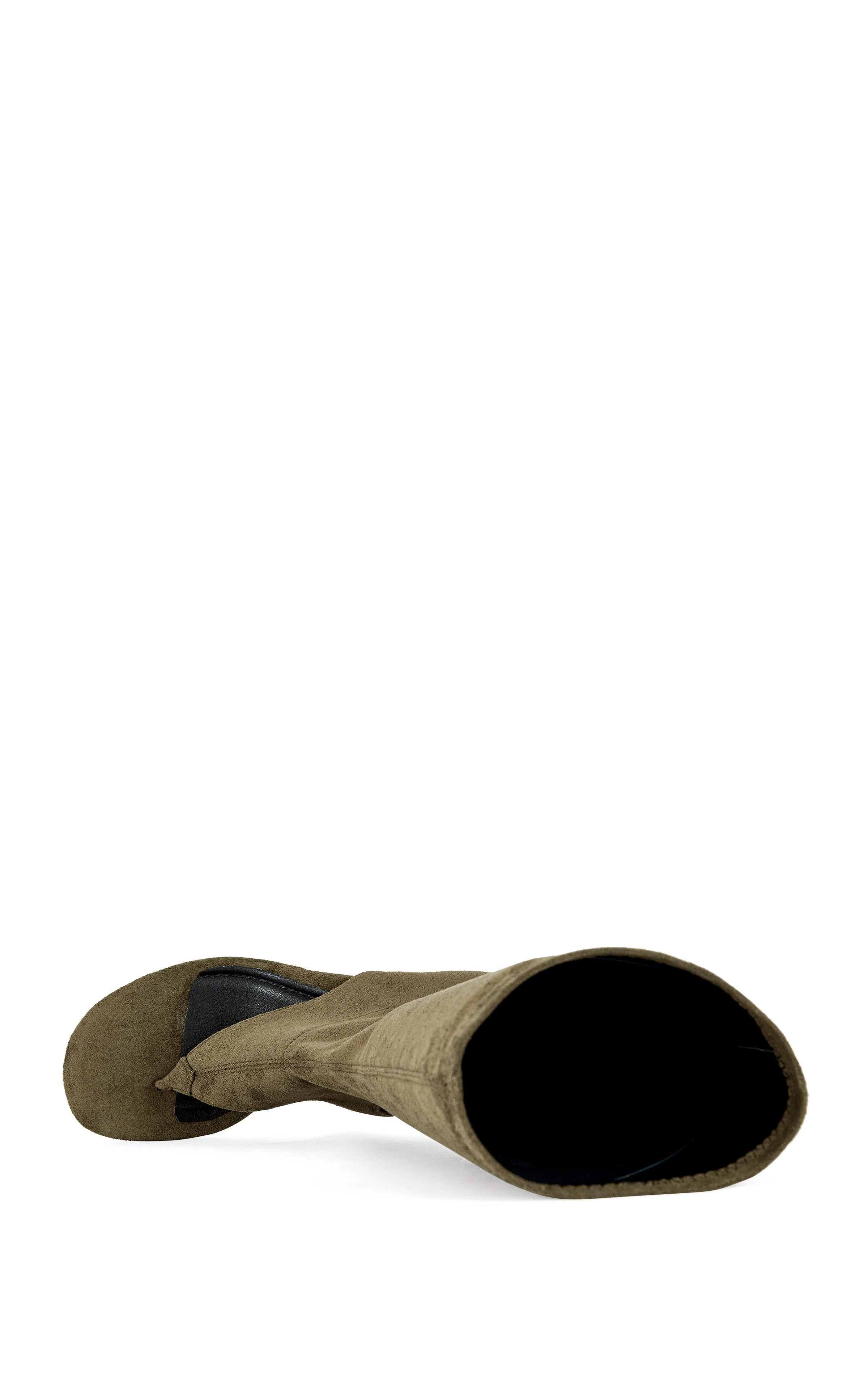 CECILE-OLIVE STILETTO SANDAL BOOT - Image 5