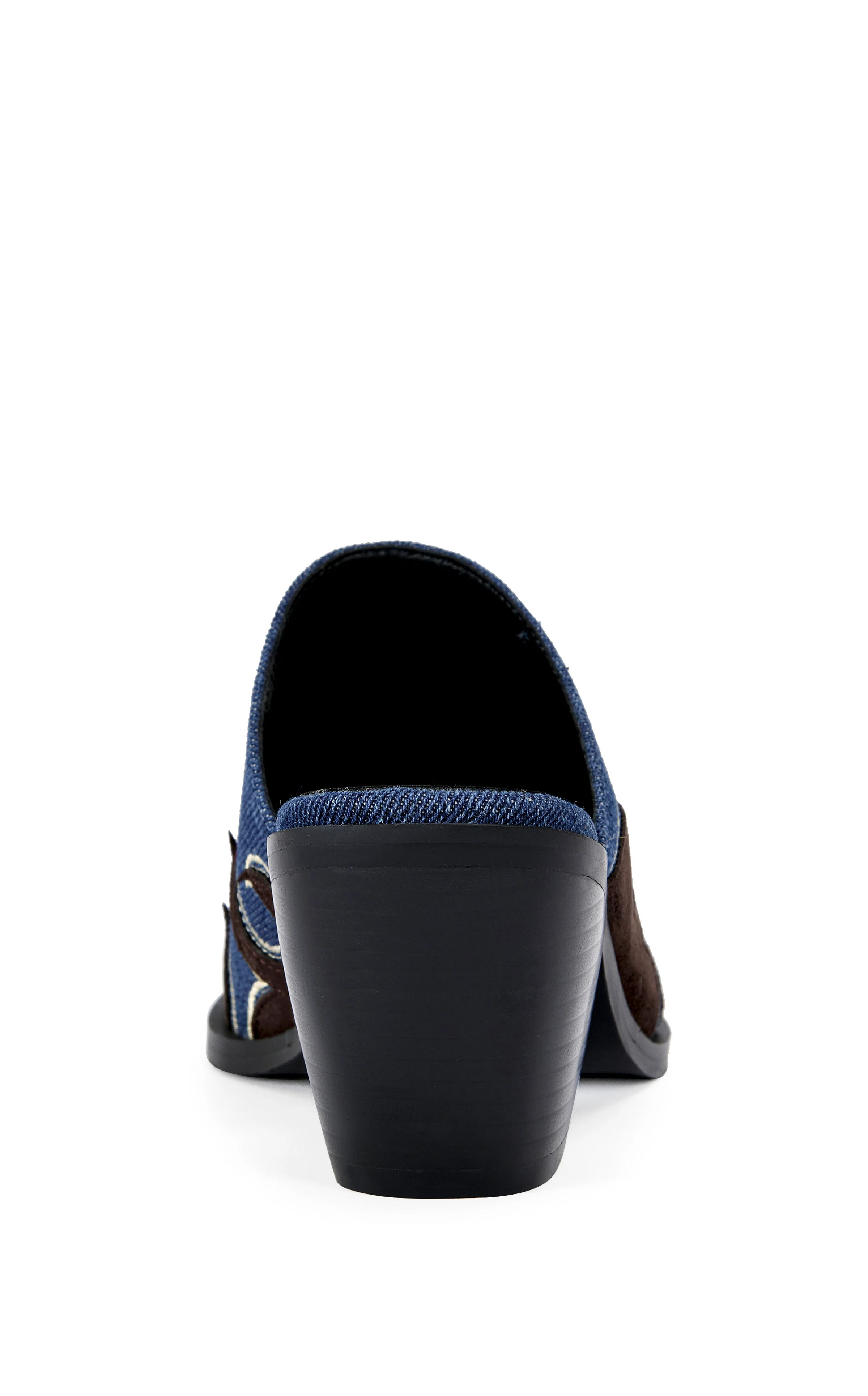 CECILY-DENIM WESTERN MULE - Image 3