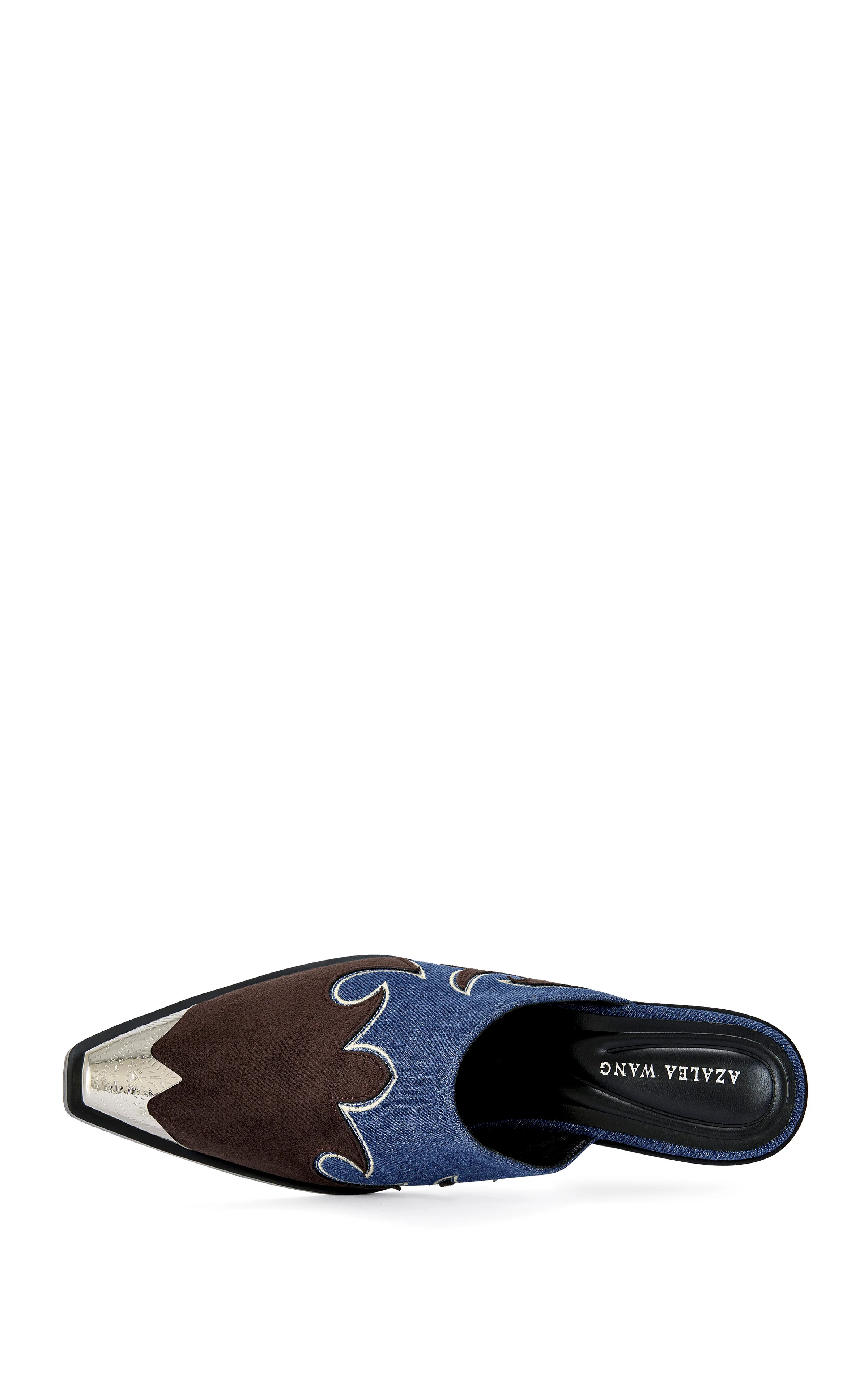 CECILY-DENIM WESTERN MULE - Image 4