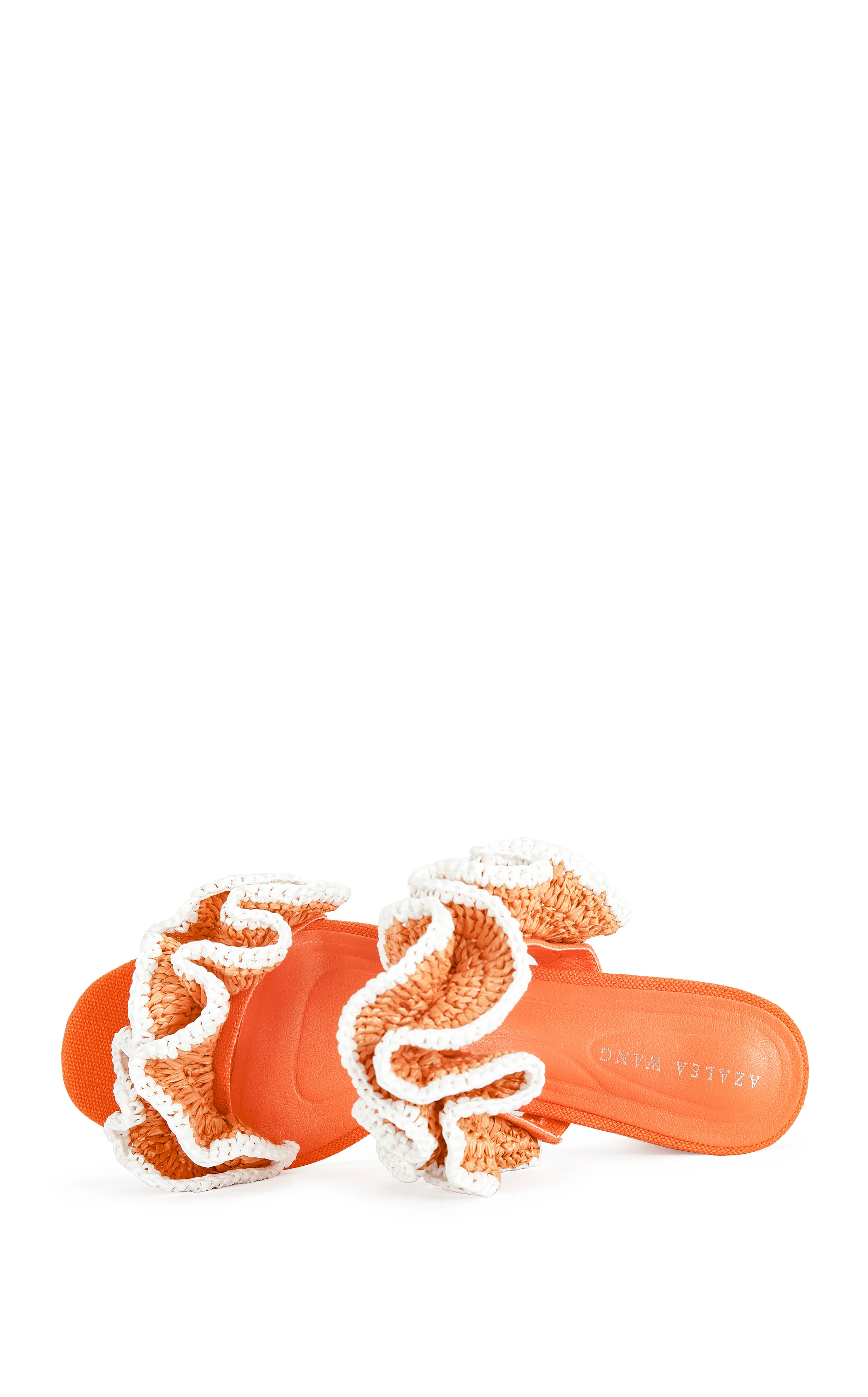 CHAHNA-ORANGE BLOCK SANDAL - Image 4