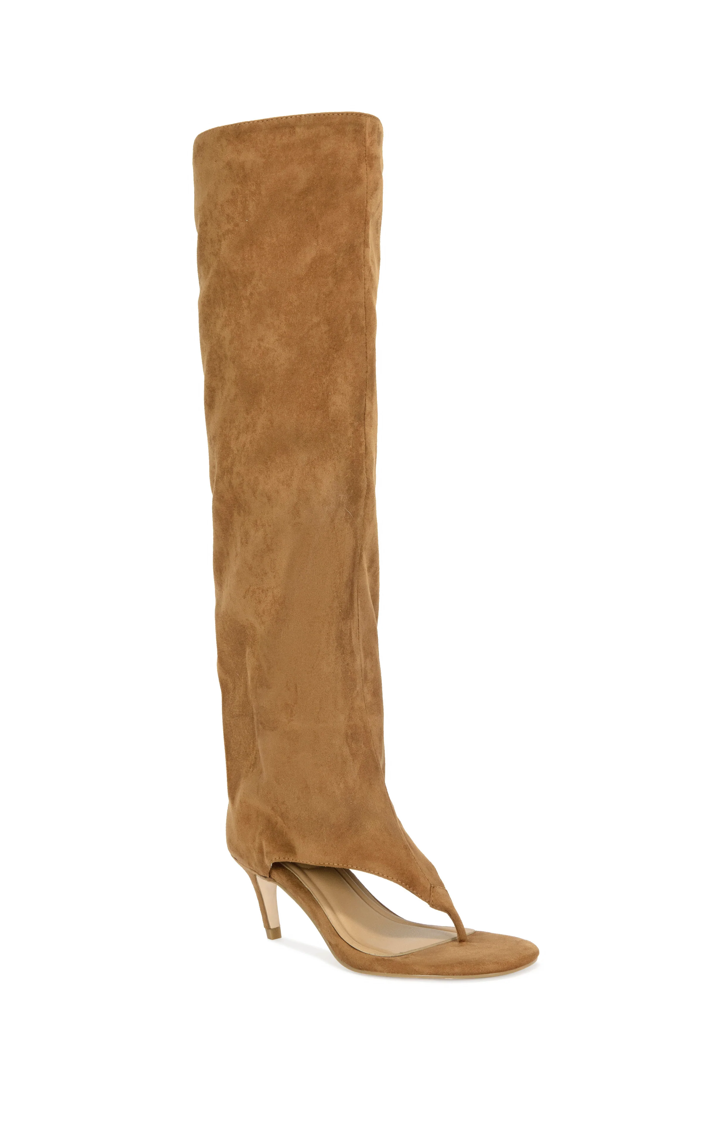 CHANDI-TAN SLOUCHY STILETTO SANDAL BOOT - Image 3